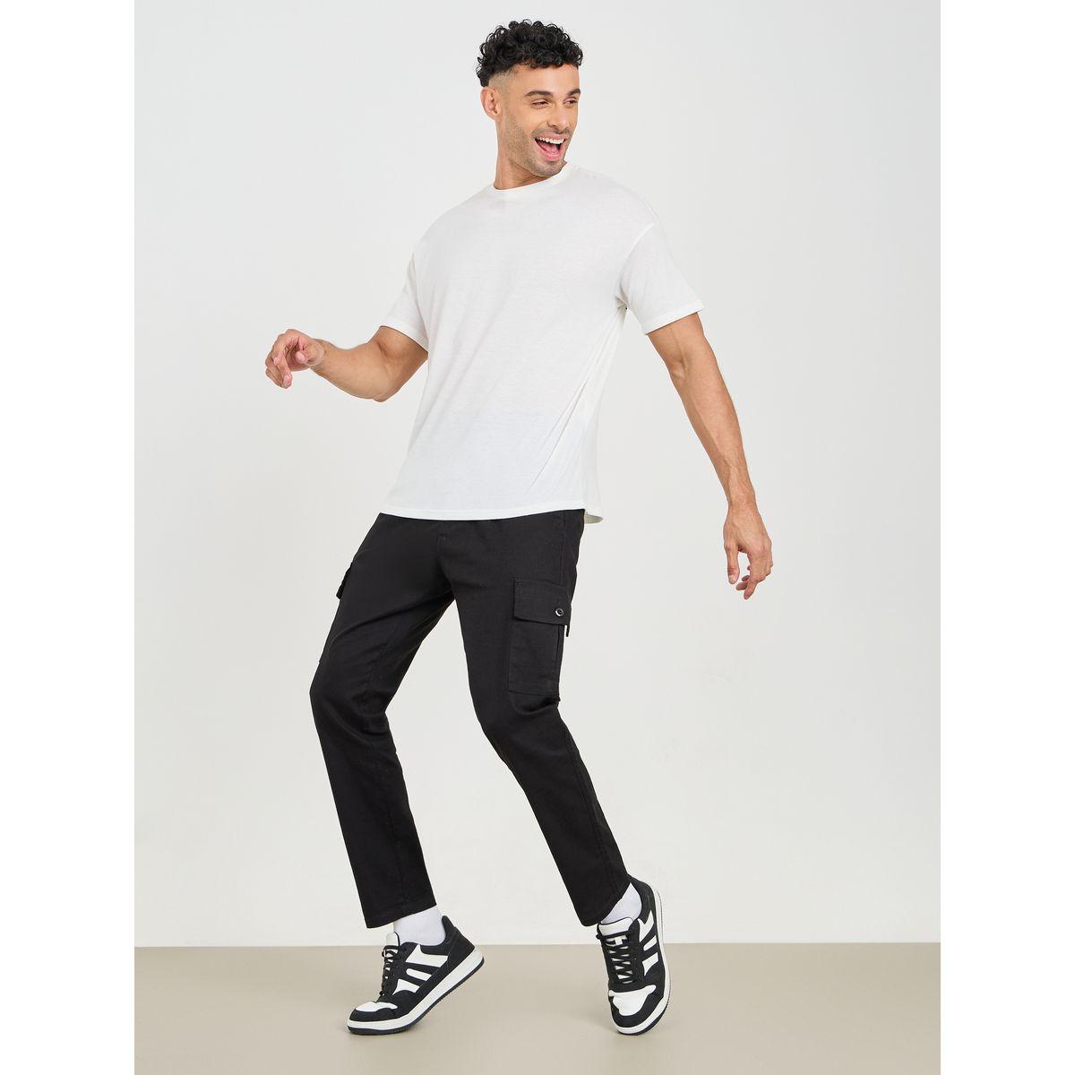 بنطال كارجو بقصة مريحة-men-clothing-bottoms-trousersandchinos-trousers-image-1