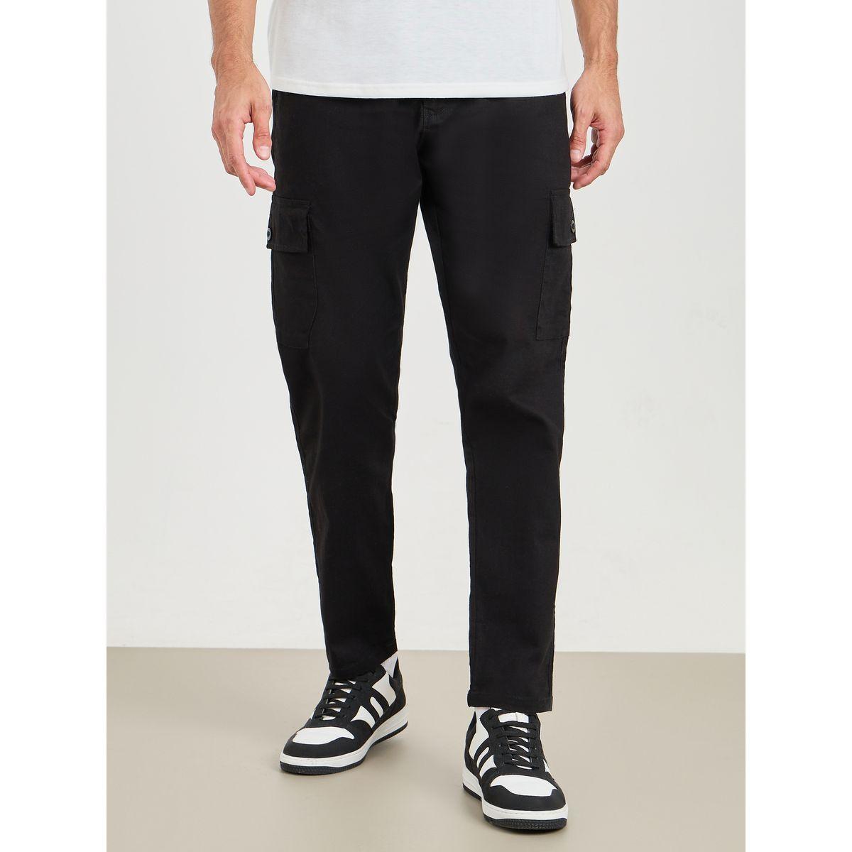 بنطال كارجو بقصة مريحة-men-clothing-bottoms-trousersandchinos-trousers-image-2