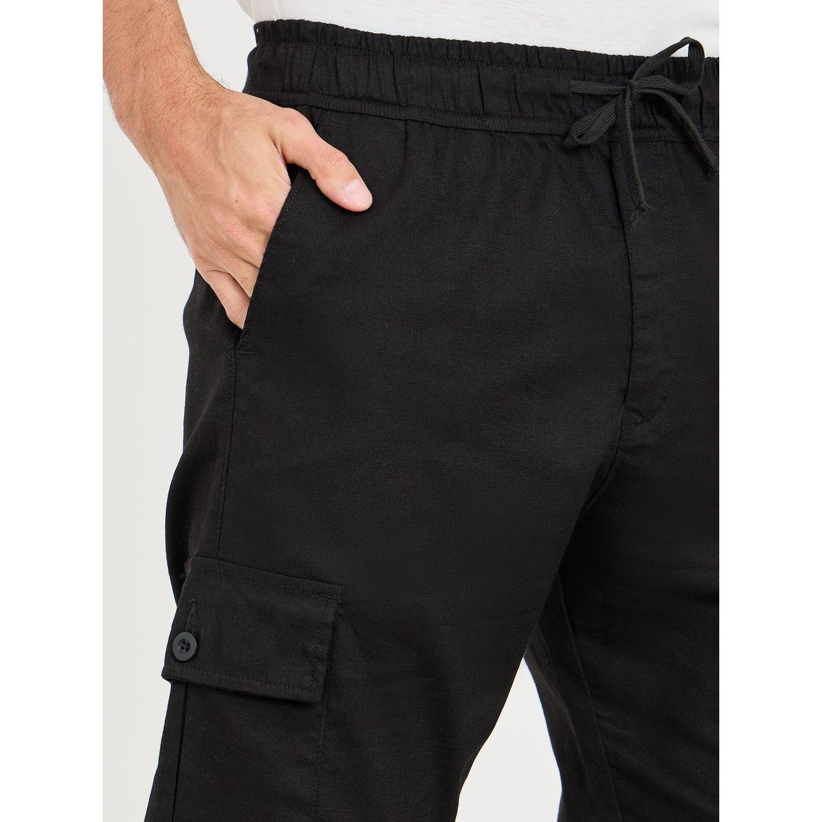 بنطال كارجو بقصة مريحة-men-clothing-bottoms-trousersandchinos-trousers-image-3