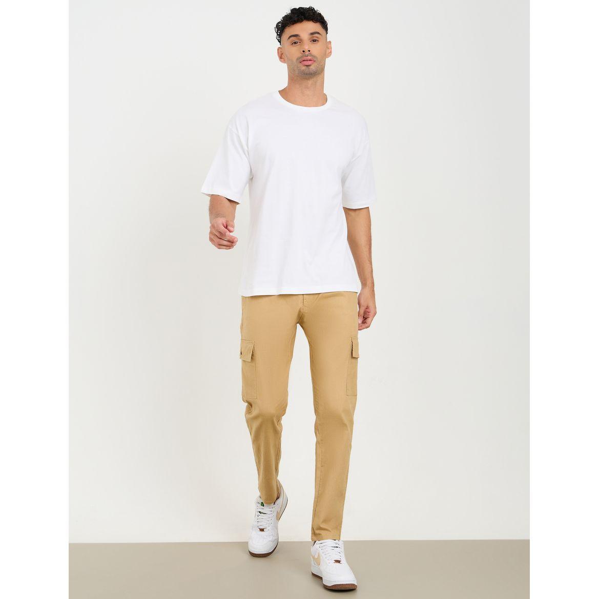 Styli Limited Cotton Slub Relaxed Fit Cargo Pants-men-clothing-bottoms-trousersandchinos-trousers-image-2