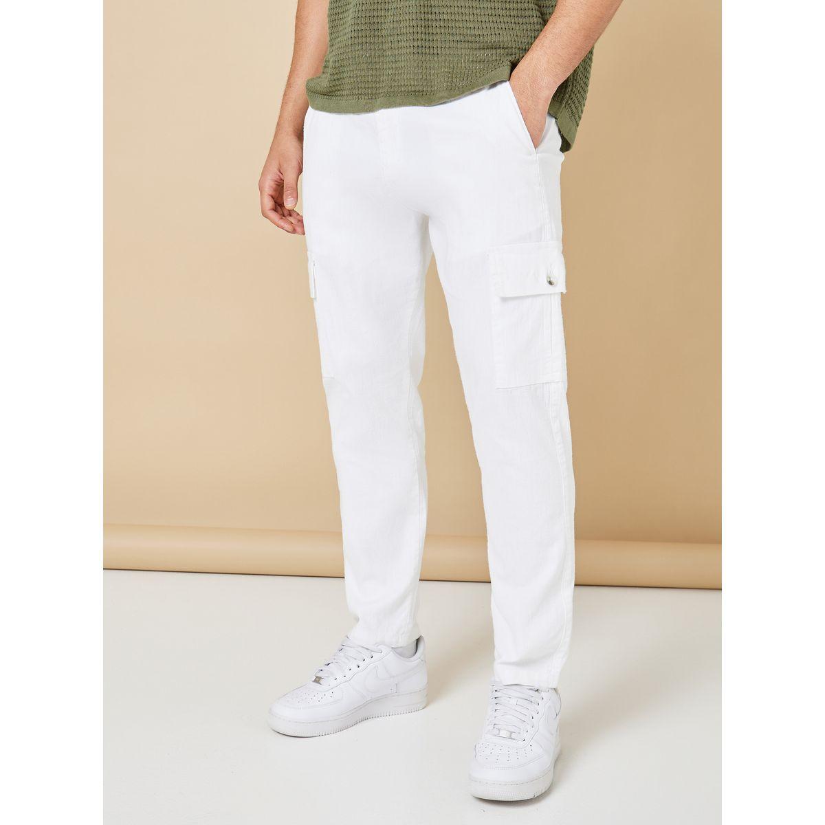 بنطال كارجو بقصة مريحة-men-clothing-bottoms-trousersandchinos-trousers-image-1
