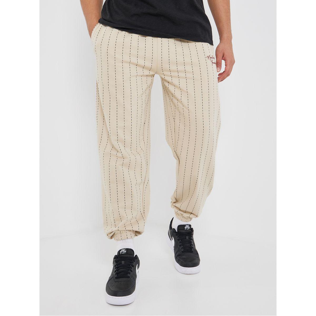 جوغر مخطط بقصة مريحة-men-clothing-bottoms-joggers-image-1