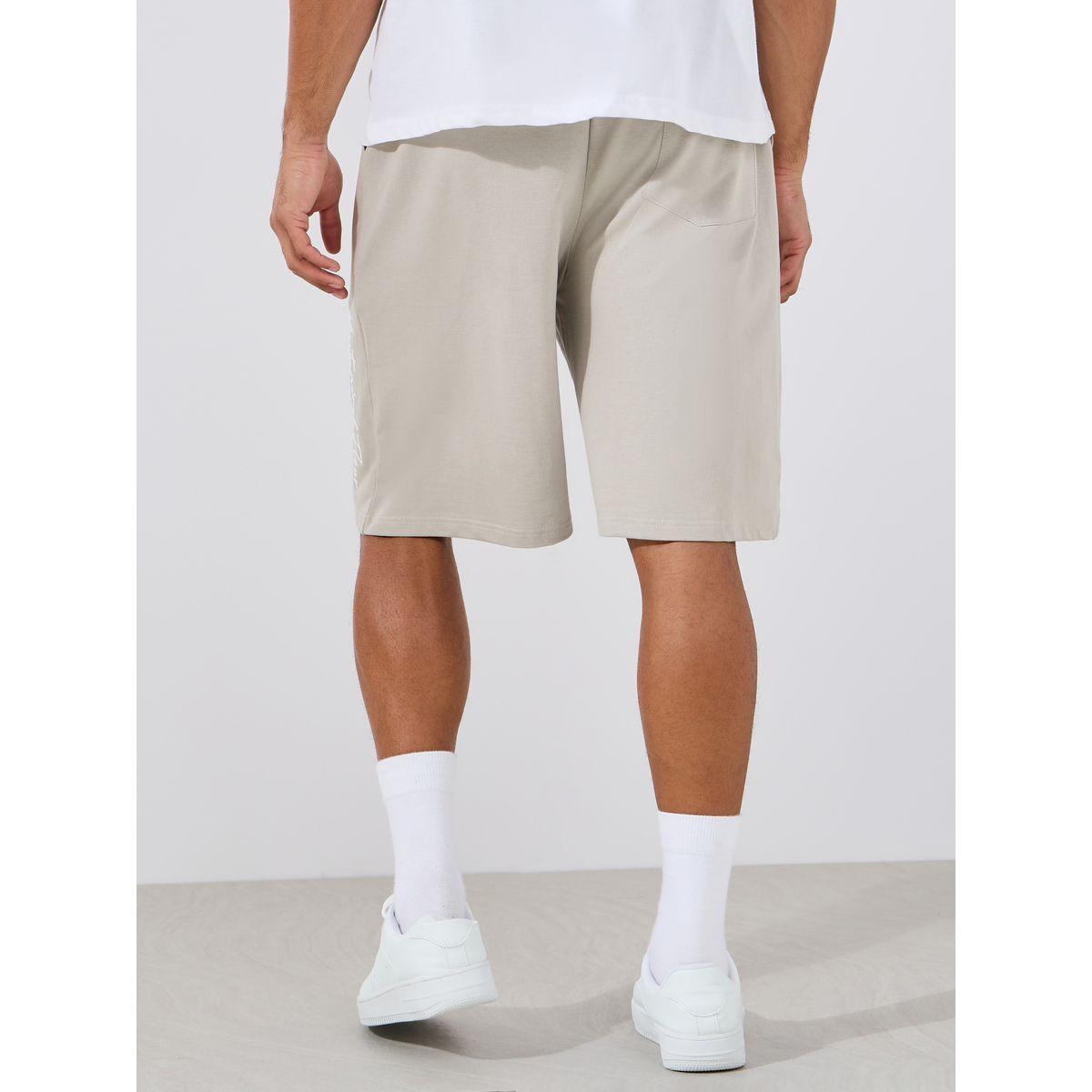 Styli Slogan Print Oversized Shorts-men-clothing-bottoms-shorts-image-4