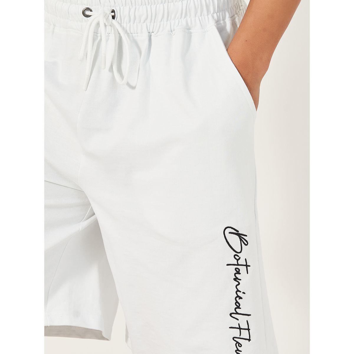 Styli Slogan Embroidery Oversized Shorts-men-clothing-bottoms-shorts-image-3