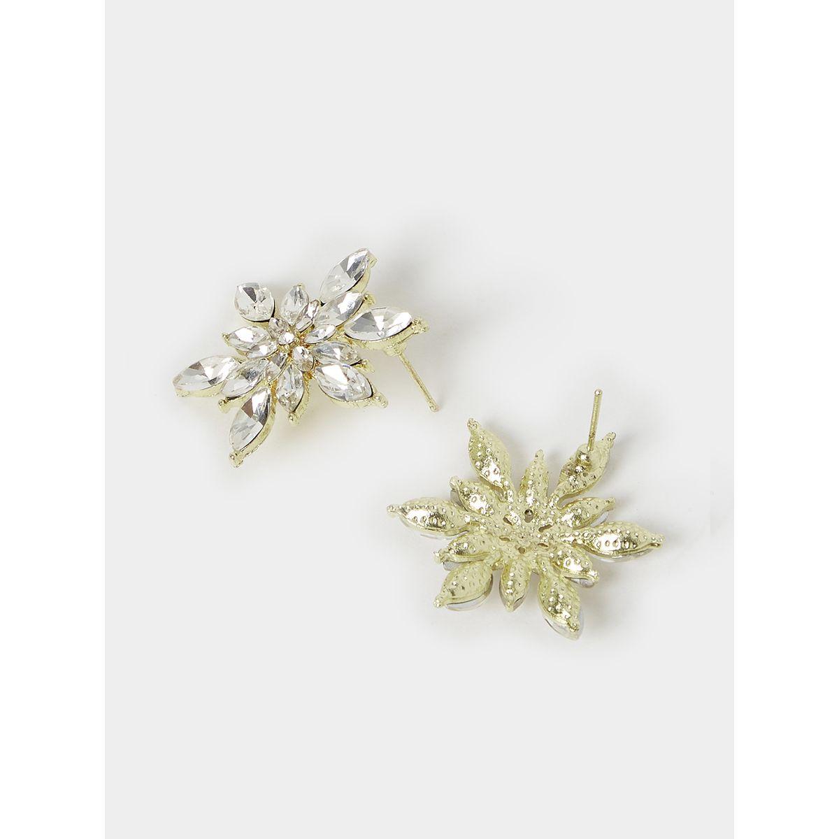 Styli Rhinestone Earrings-women-watchesandjewellery-jewellery-earrings-image-3