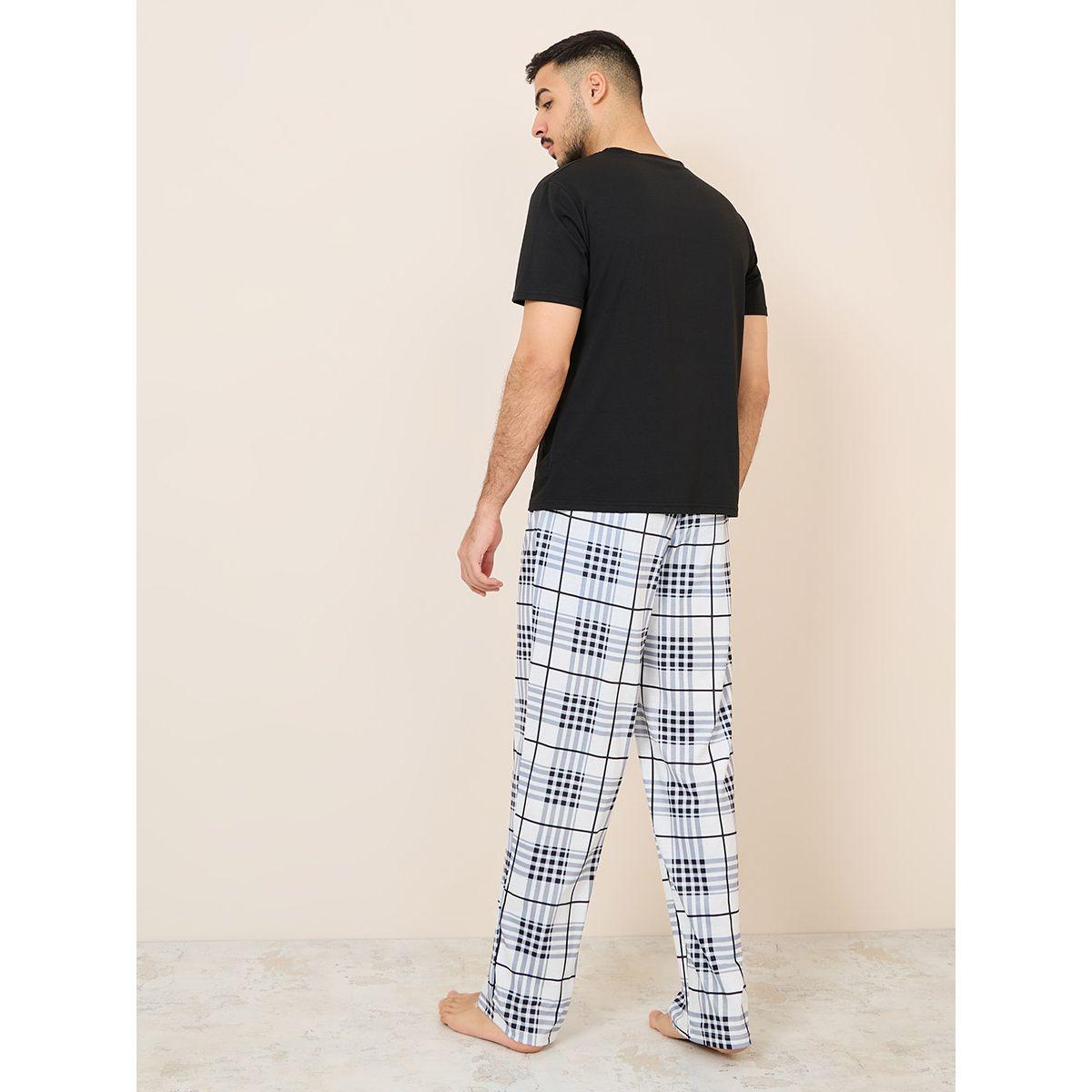 طقم بيجاما من ( بنطال + تيشيرت )-men-clothing-nightwear-sets-image-6