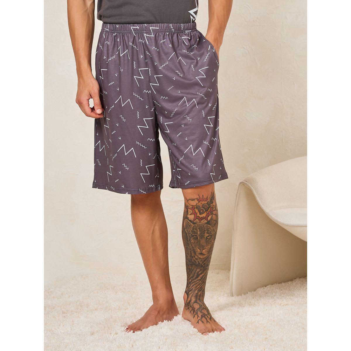 Styli Unwind Star Graphic Vest & AOP Shorts Set-men-clothing-nightwear-sets-image-4