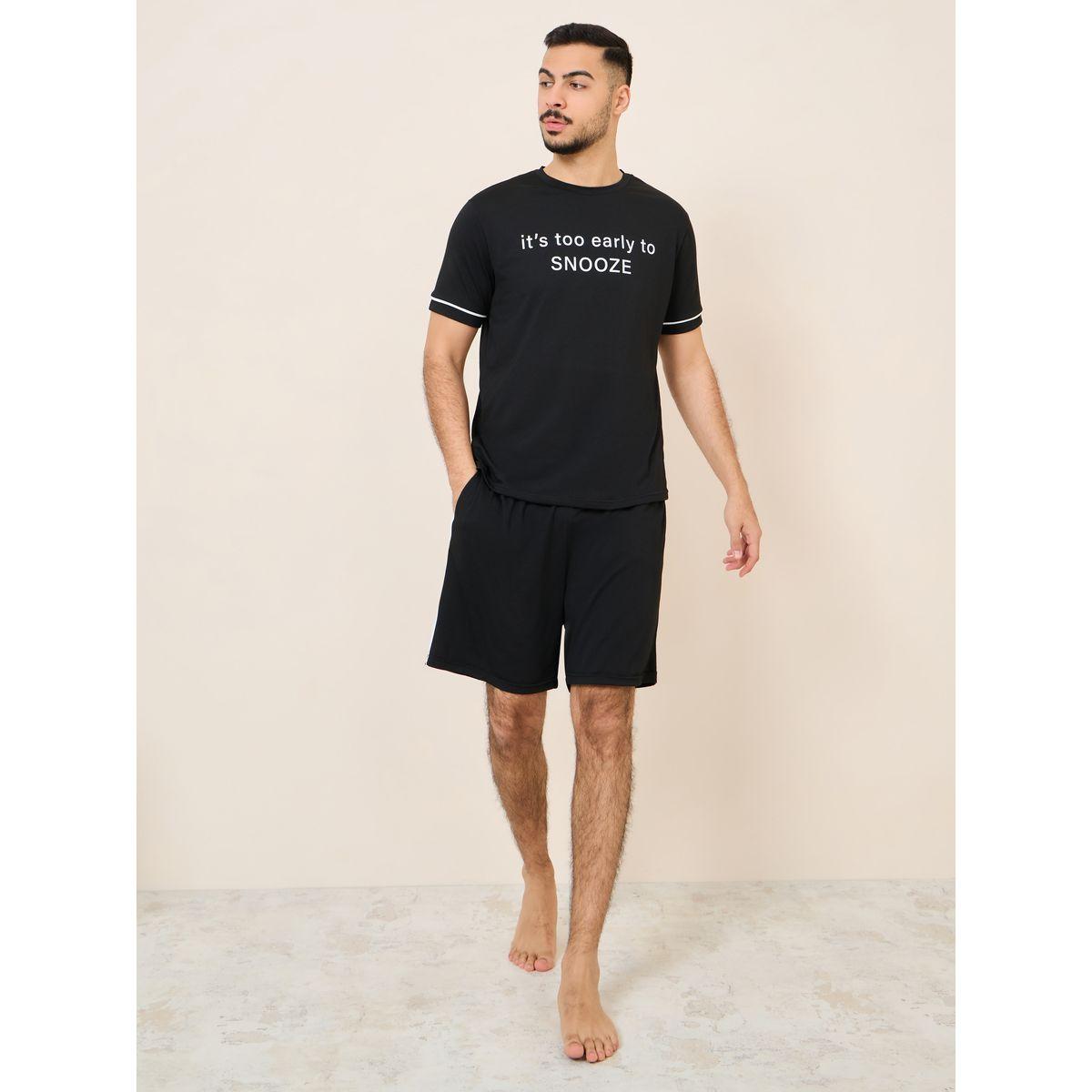 طقم من ( شورت + تيشيرت )-men-clothing-nightwear-sets-image-2