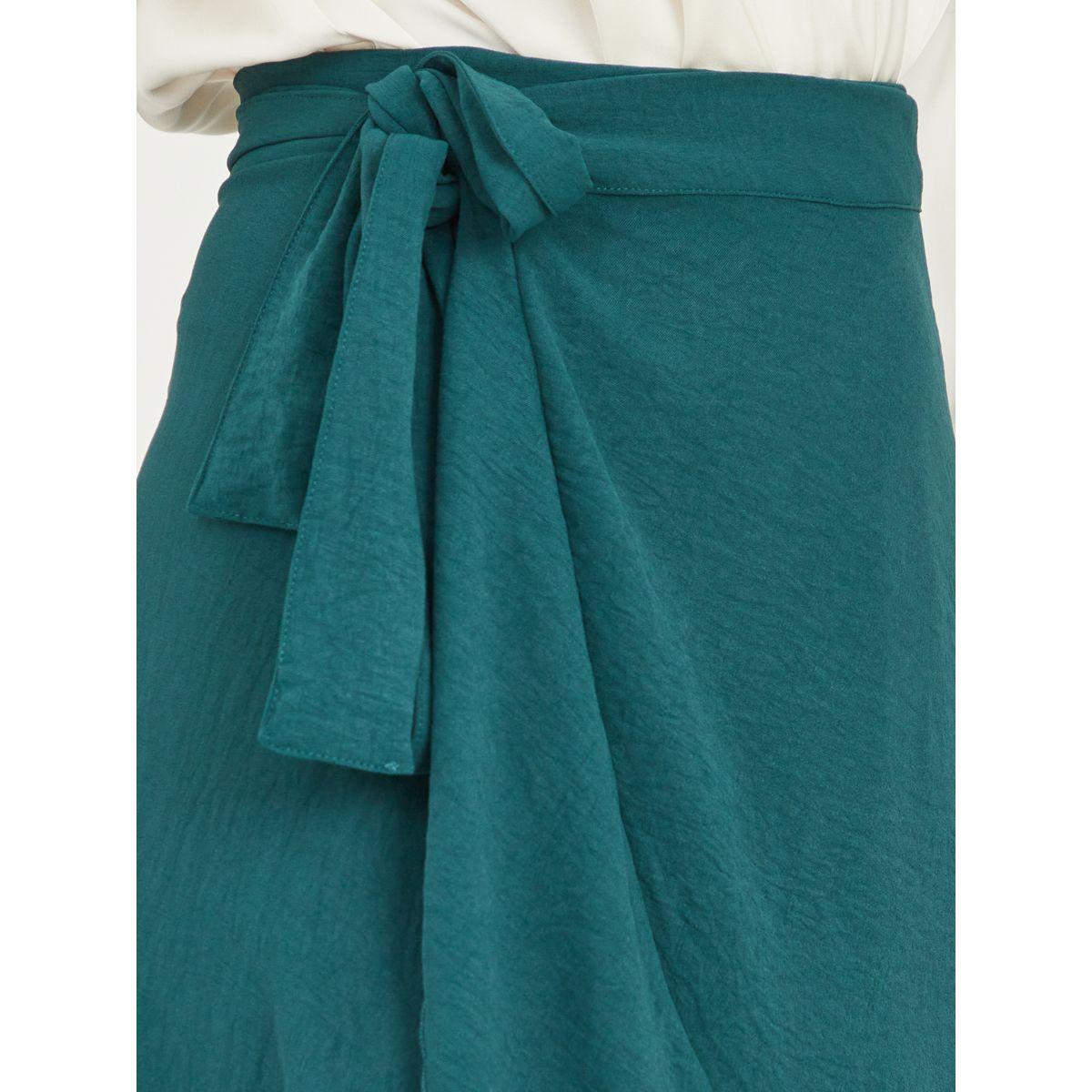 Styli Ruffle Trim Wrap Midi Skirt-women-clothing-bottoms-skirts-image-3