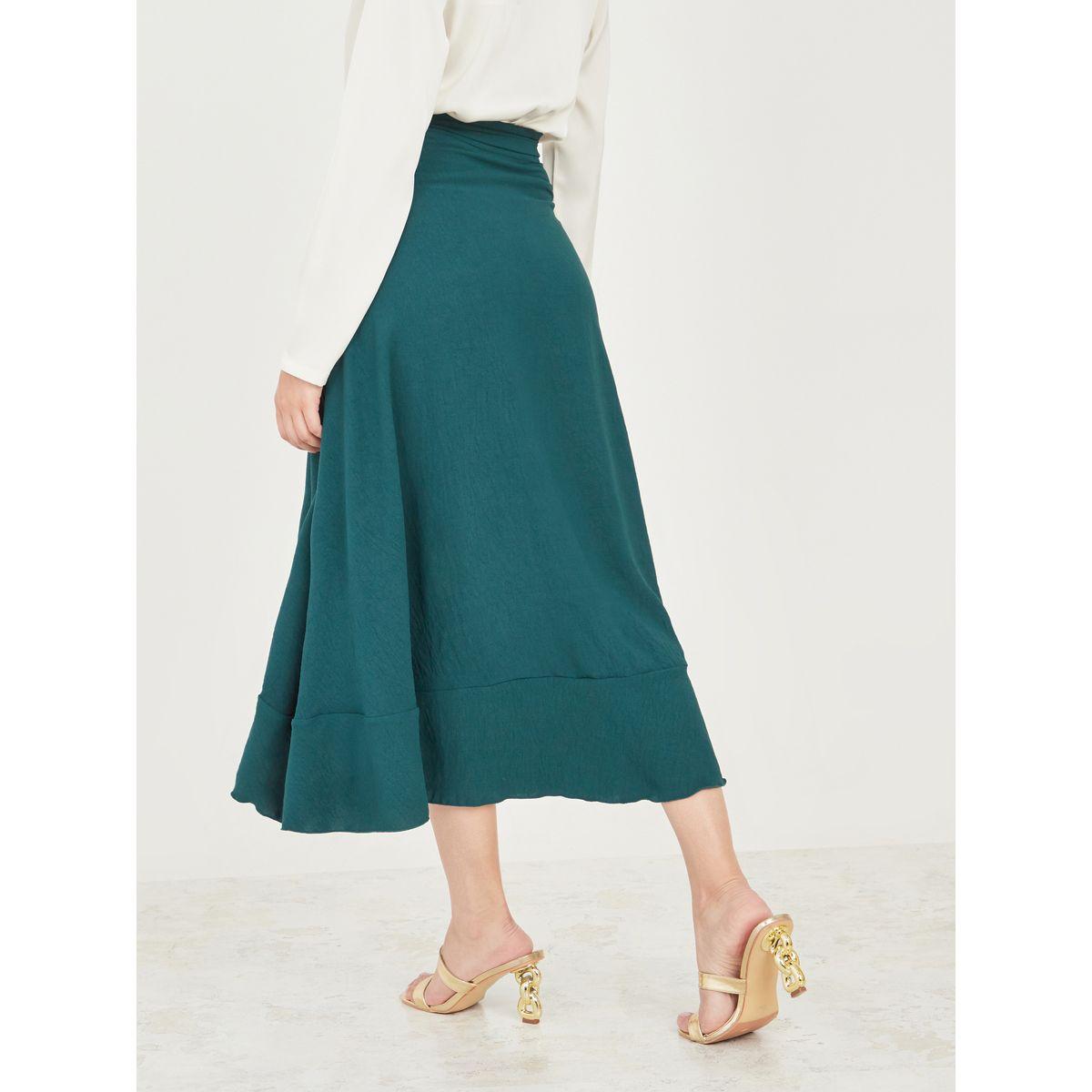 Styli Ruffle Trim Wrap Midi Skirt-women-clothing-bottoms-skirts-image-4