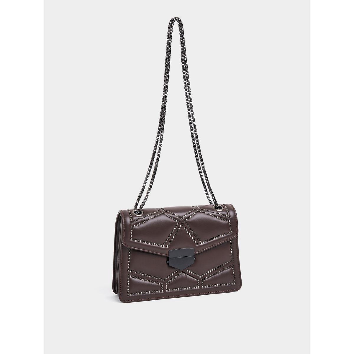 شنطة بحزام كتف بنمط سلسلة-women-bagsandwallets-handbags-image-1
