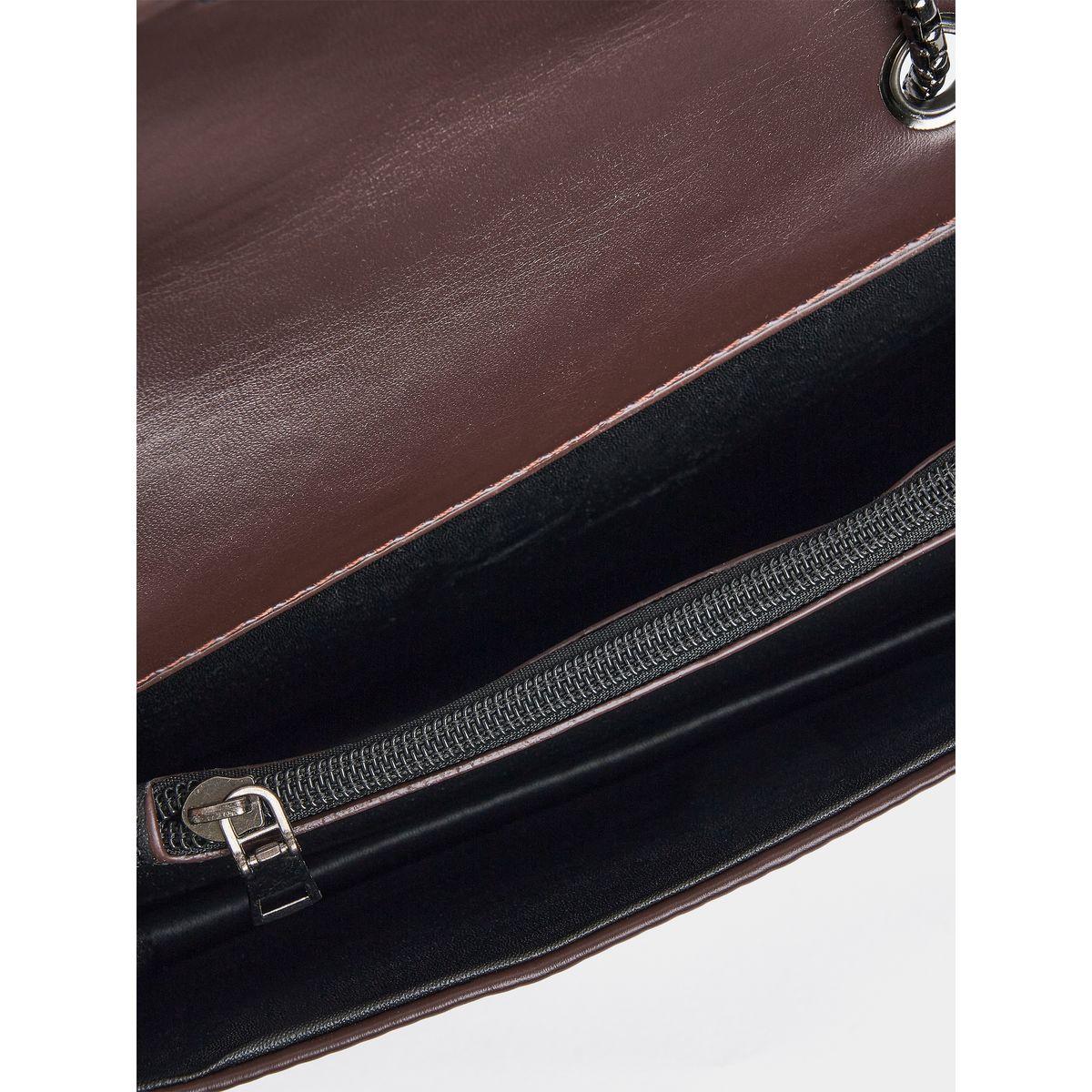 Styli Studded Front Flap Shoulder Bag with Chain Strap-women-bagsandwallets-handbags-image-4