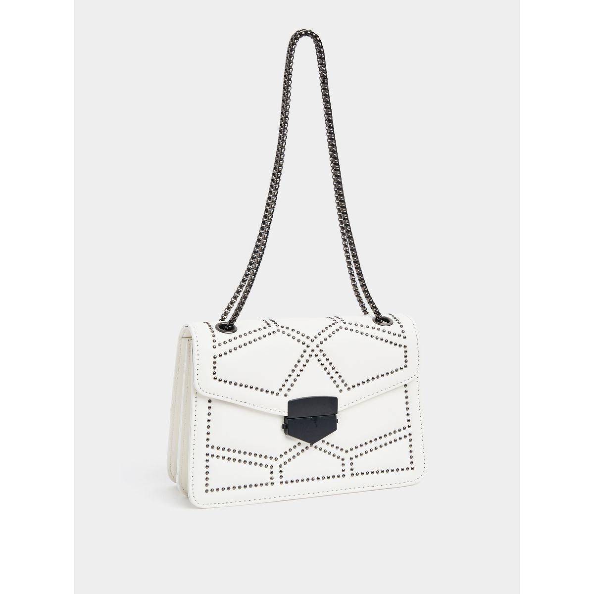 شنطة بحزام كتف بنمط سلسلة-women-bagsandwallets-handbags-image-1