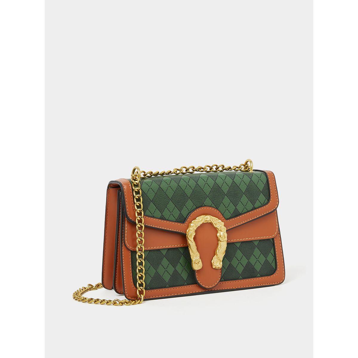 Styli Diamond Pattern Shoulder Bag-women-bagsandwallets-handbags-image-1