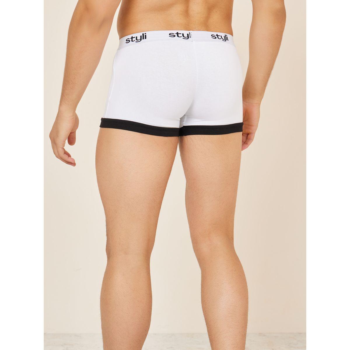 Styli Unwind Pack of 2 - Contrast Trim Printed Elastic Waistband Trunks-men-clothing-innerwear-underwear-image-6