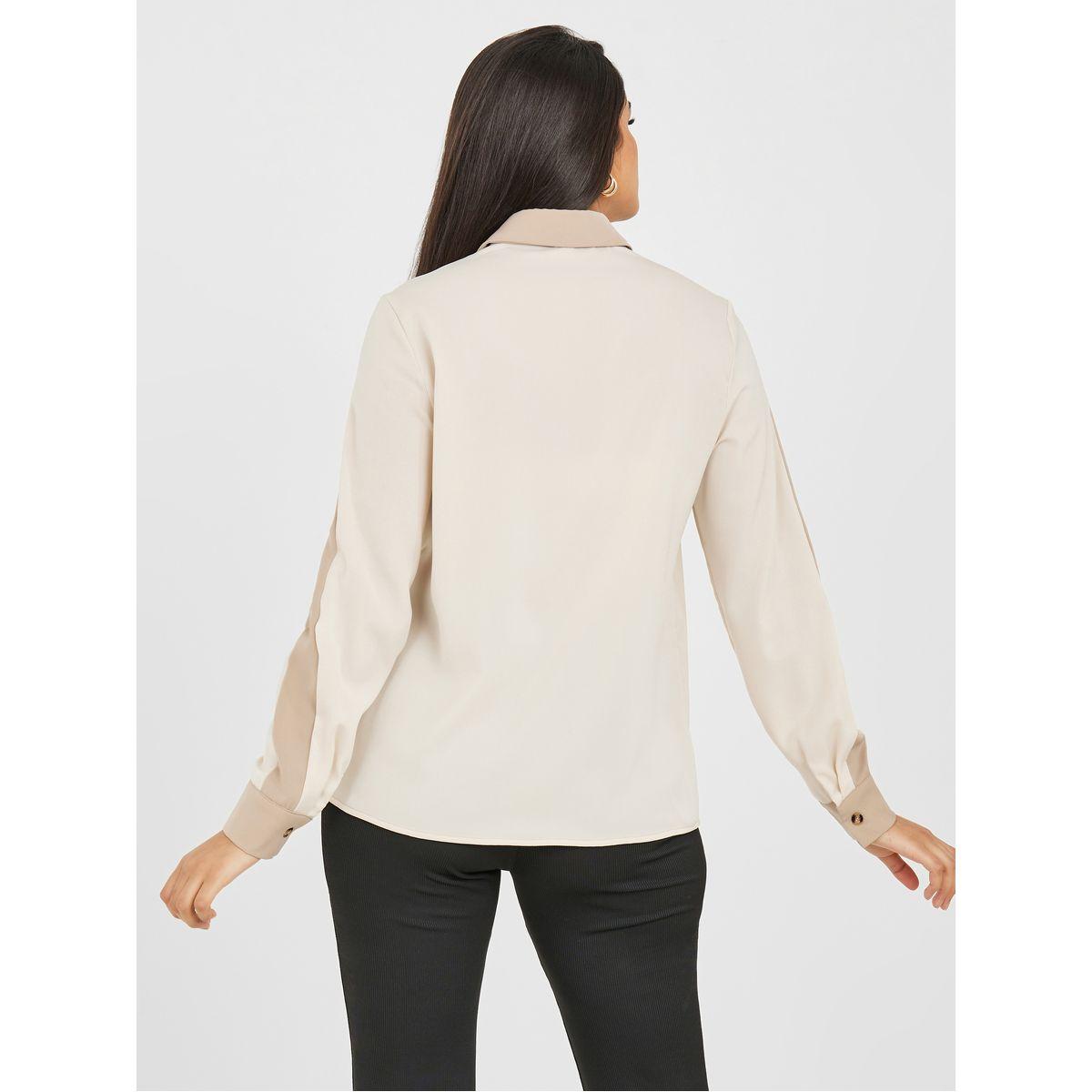 Styli Colorblock Long Sleeve Regular Fit Shirt-women-clothing-shirtsandblouses-shirts-image-5