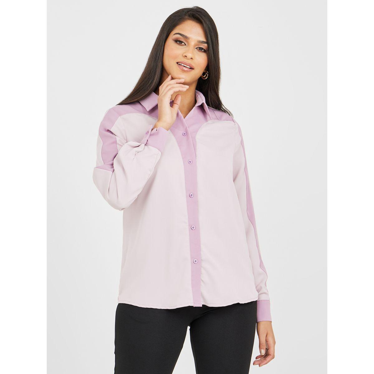 بلوزة بنمط كتل الالوان-women-clothing-shirtsandblouses-shirts-image-3