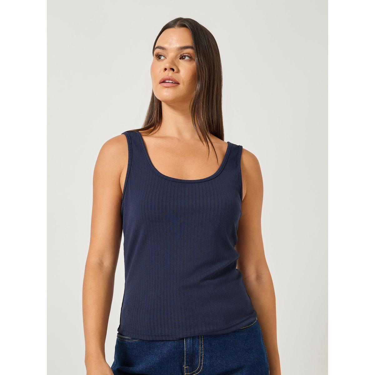 بلوزة بلا أكمام بياقة سكوب-women-clothing-tshirts-image-3
