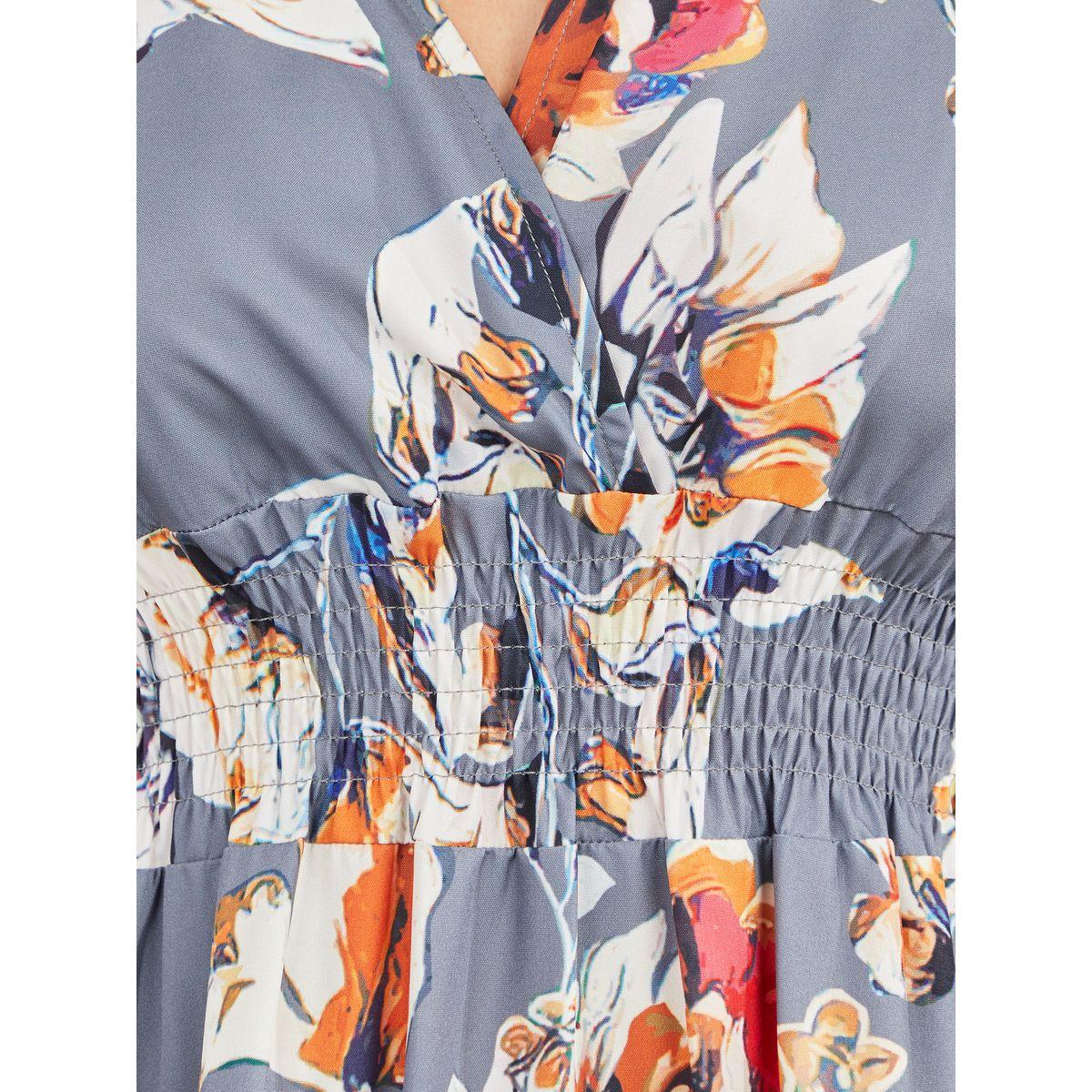 فستان ميدي بتفاصيل مزمومة-women-clothing-dresses-image-3