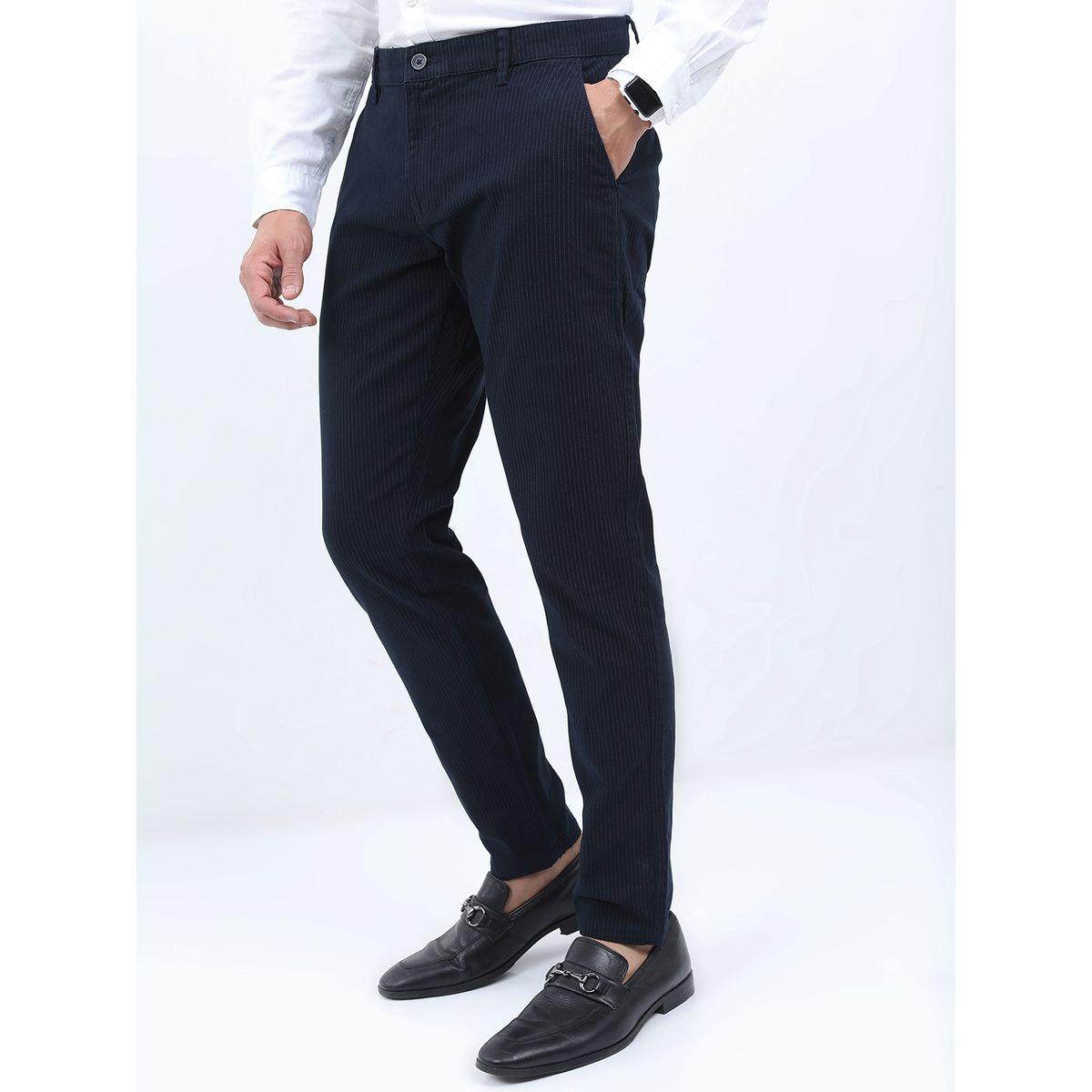 Highlander X Styli Solid Slim Fit Formal Trousers-men-clothing-bottoms-trousersandchinos-trousers-image-1