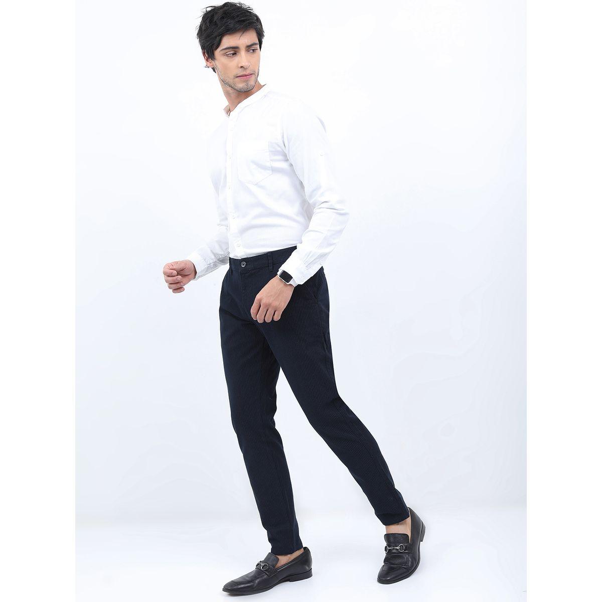 Highlander X Styli Solid Slim Fit Formal Trousers-men-clothing-bottoms-trousersandchinos-trousers-image-2