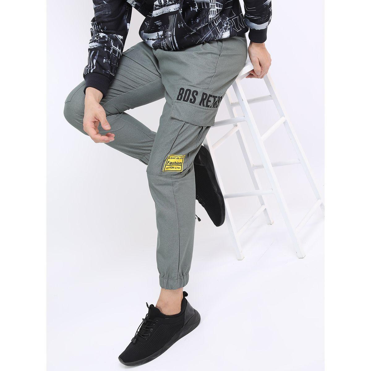 جوغر مطبع بطبعة كتابة كيتش × ستايلي-men-clothing-bottoms-joggers-image-1