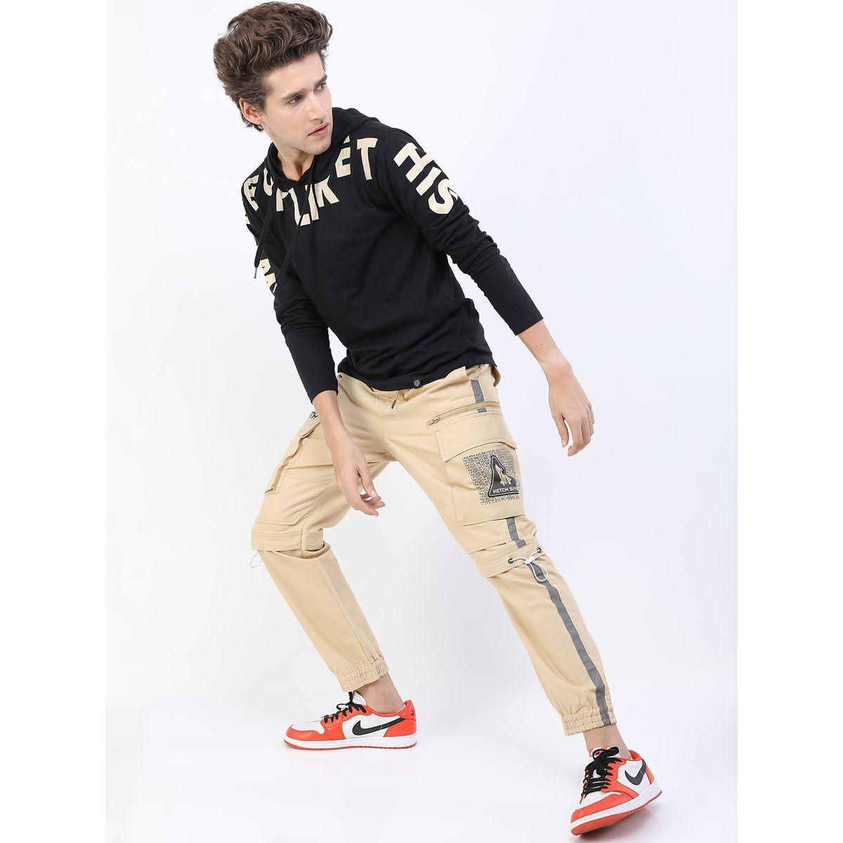 جوغر مطبع بطبعة كتابة كيتش × ستايلي-men-clothing-bottoms-joggers-image-2