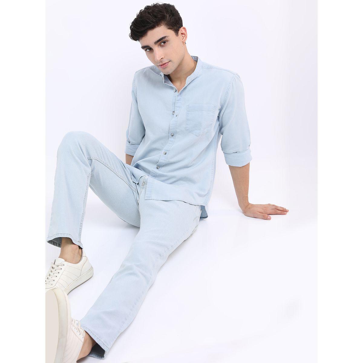 جينز بقصة مستقيمة وخصر متوسط هايلاندر × ستايلي-men-clothing-bottoms-jeans-image-2