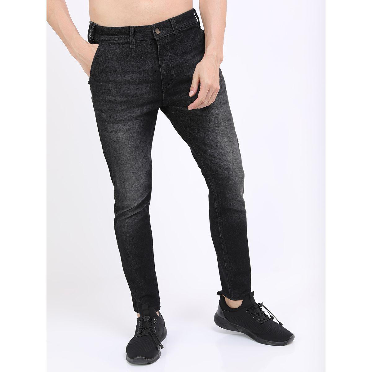 جينز بقصة سليم وخصر متوسط كيتش × ستايلي-men-clothing-bottoms-jeans-image-4