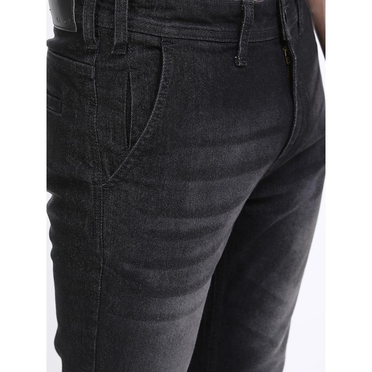 جينز بقصة سليم وخصر متوسط كيتش × ستايلي-men-clothing-bottoms-jeans-image-5