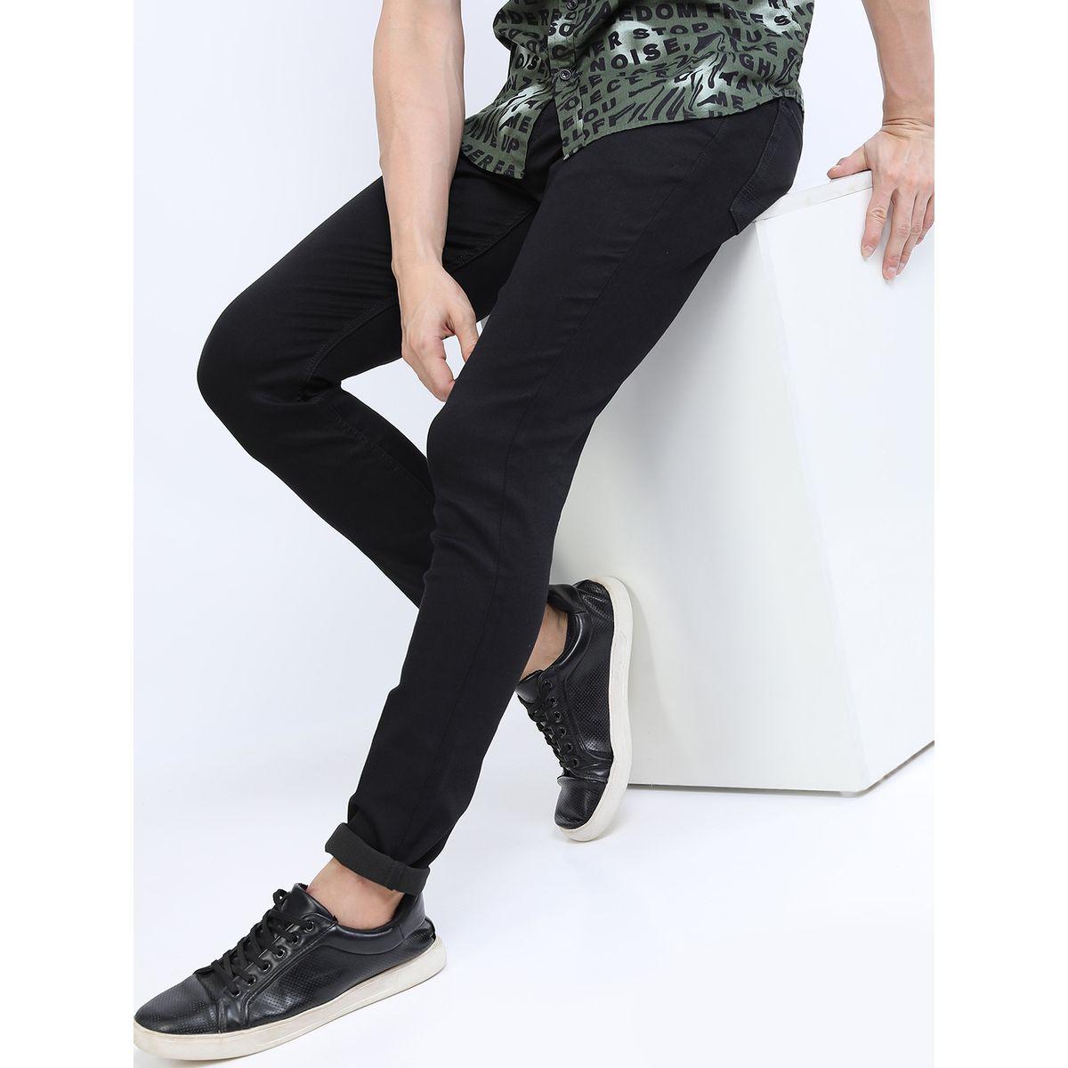 جينز بقصة سليم وخصر متوسط كيتش × ستايلي-men-clothing-bottoms-jeans-image-1