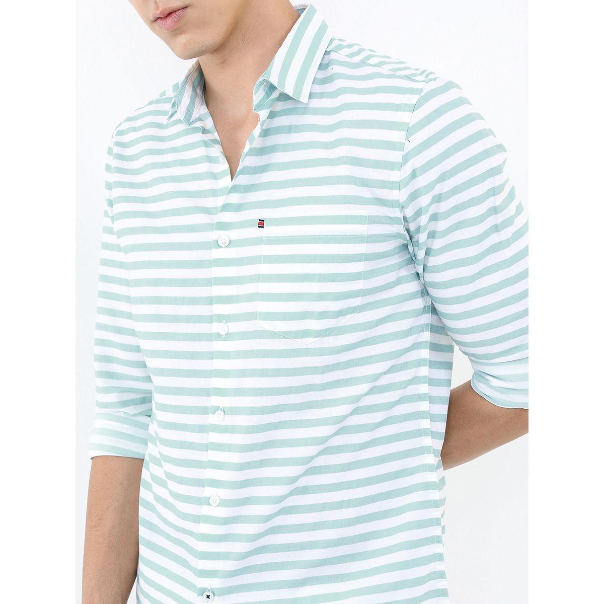 قميص مخطط بقصة سليم فت هايلاندر × ستايلي-men-clothing-shirts-image-5