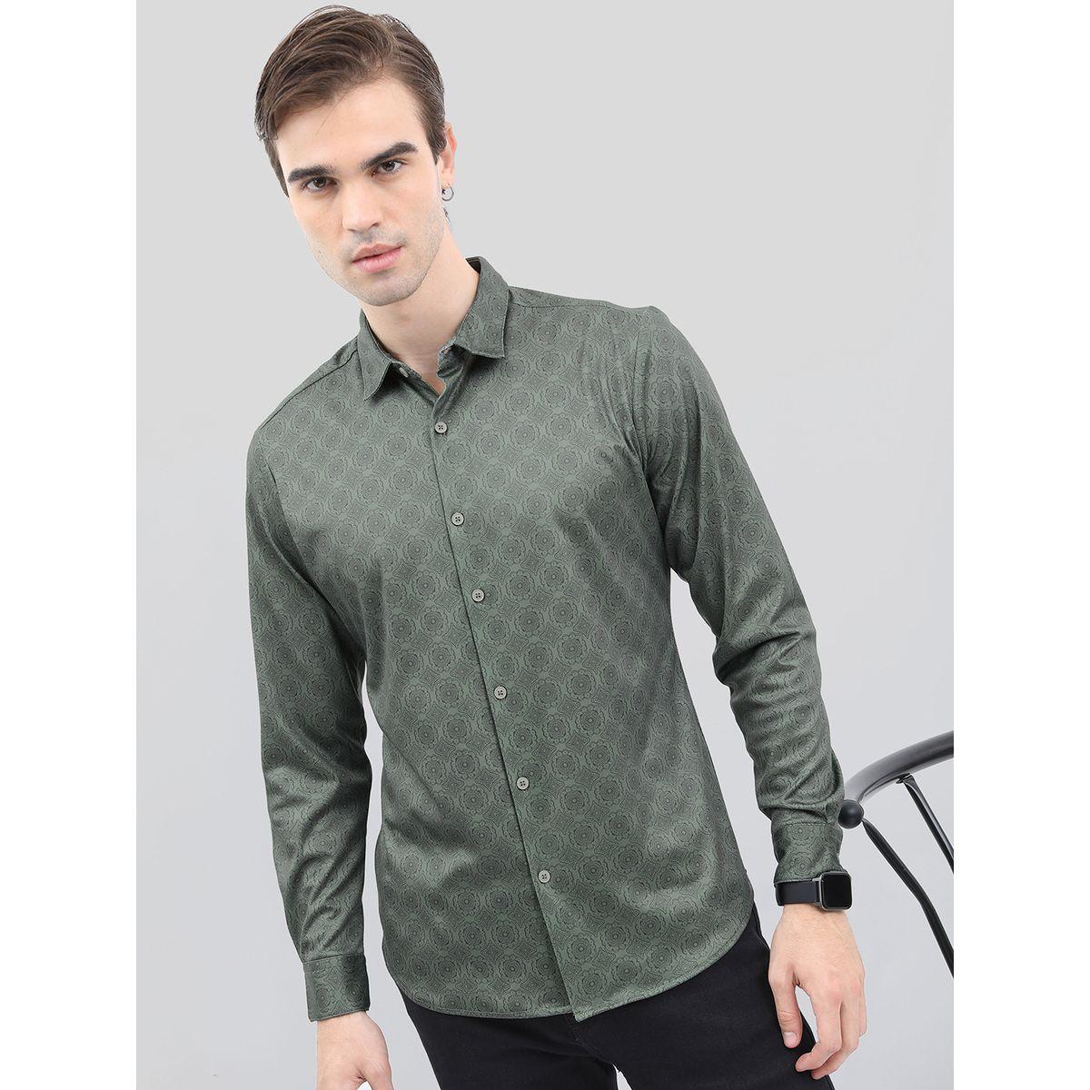 قميص كاجوال بقصة سليم فت هايلاندر × ستايلي-men-clothing-shirts-image-1