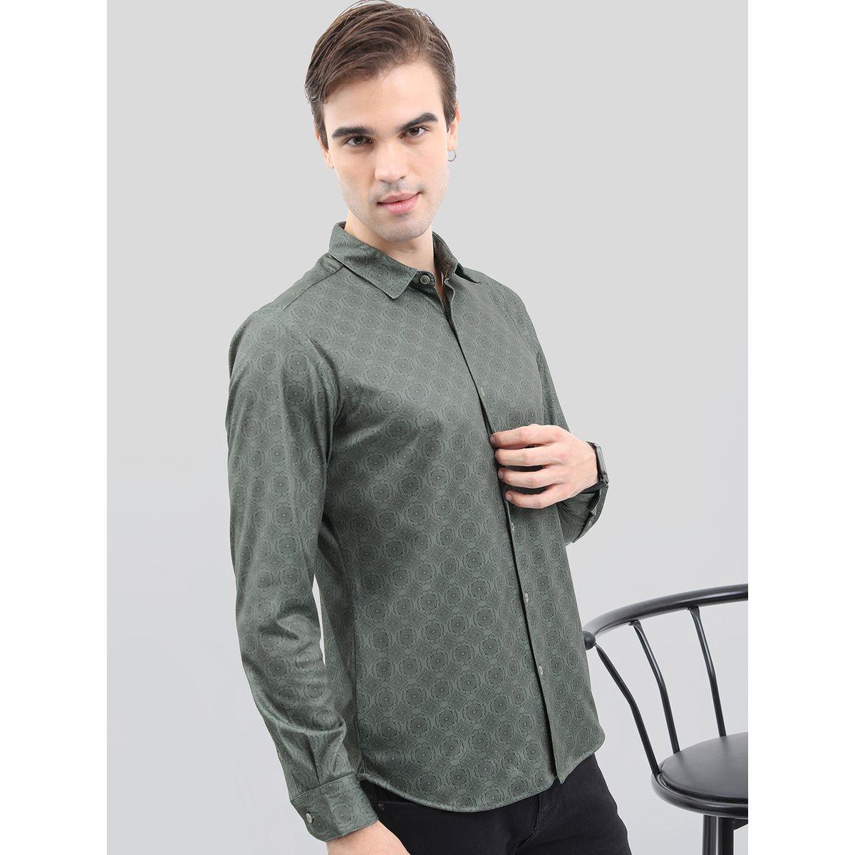 قميص كاجوال بقصة سليم فت هايلاندر × ستايلي-men-clothing-shirts-image-6