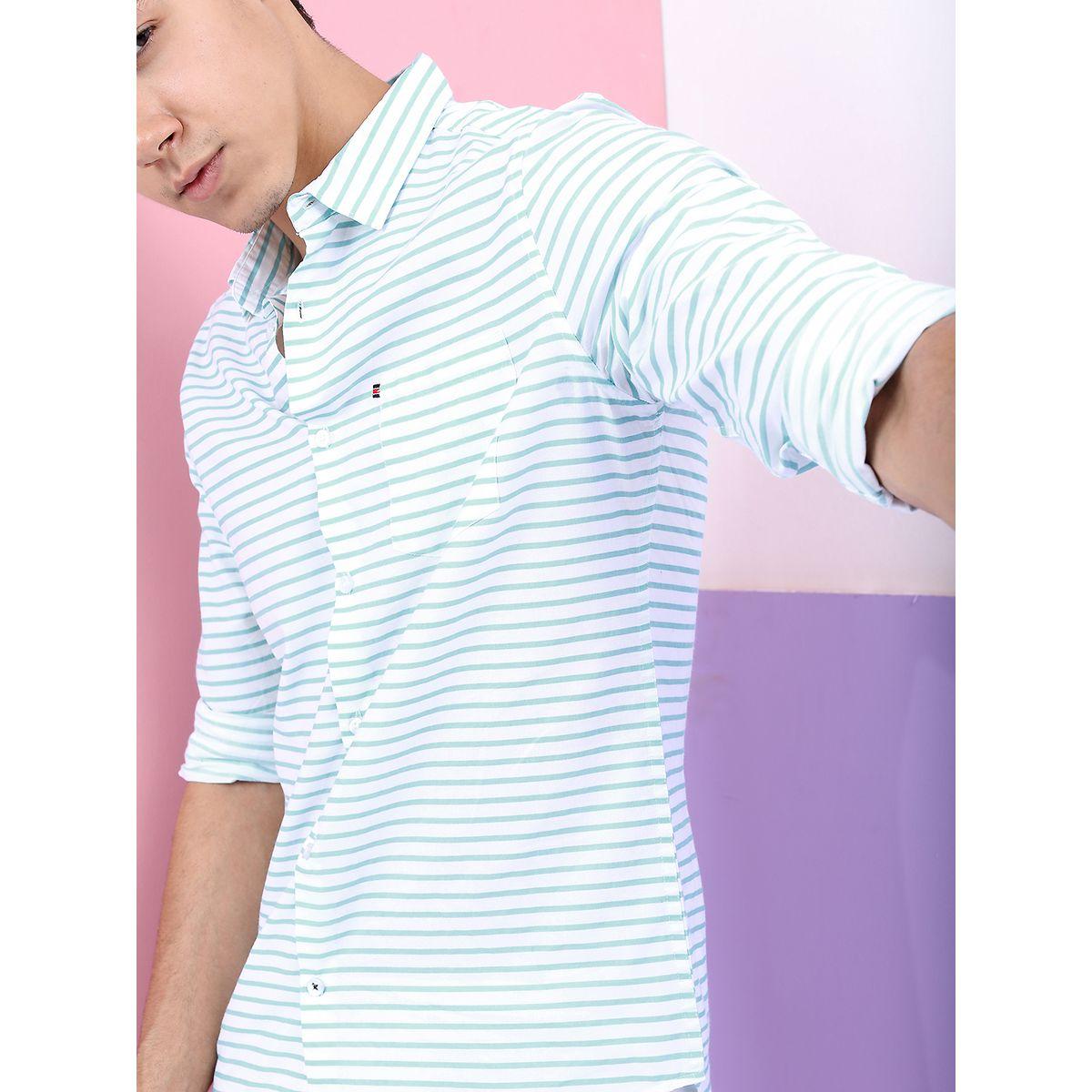 قميص مخطط بقصة سليم فت هايلاندر × ستايلي-men-clothing-shirts-image-5