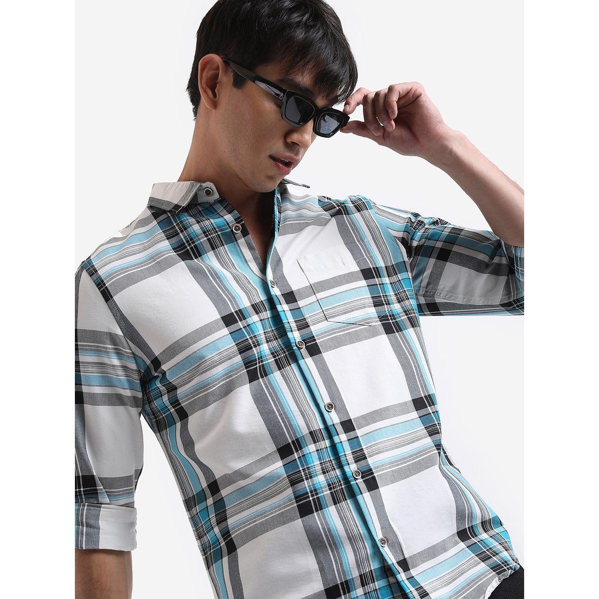 قميص بقصة سليم فت هايلاندر × ستايلي-men-clothing-shirts-image-1
