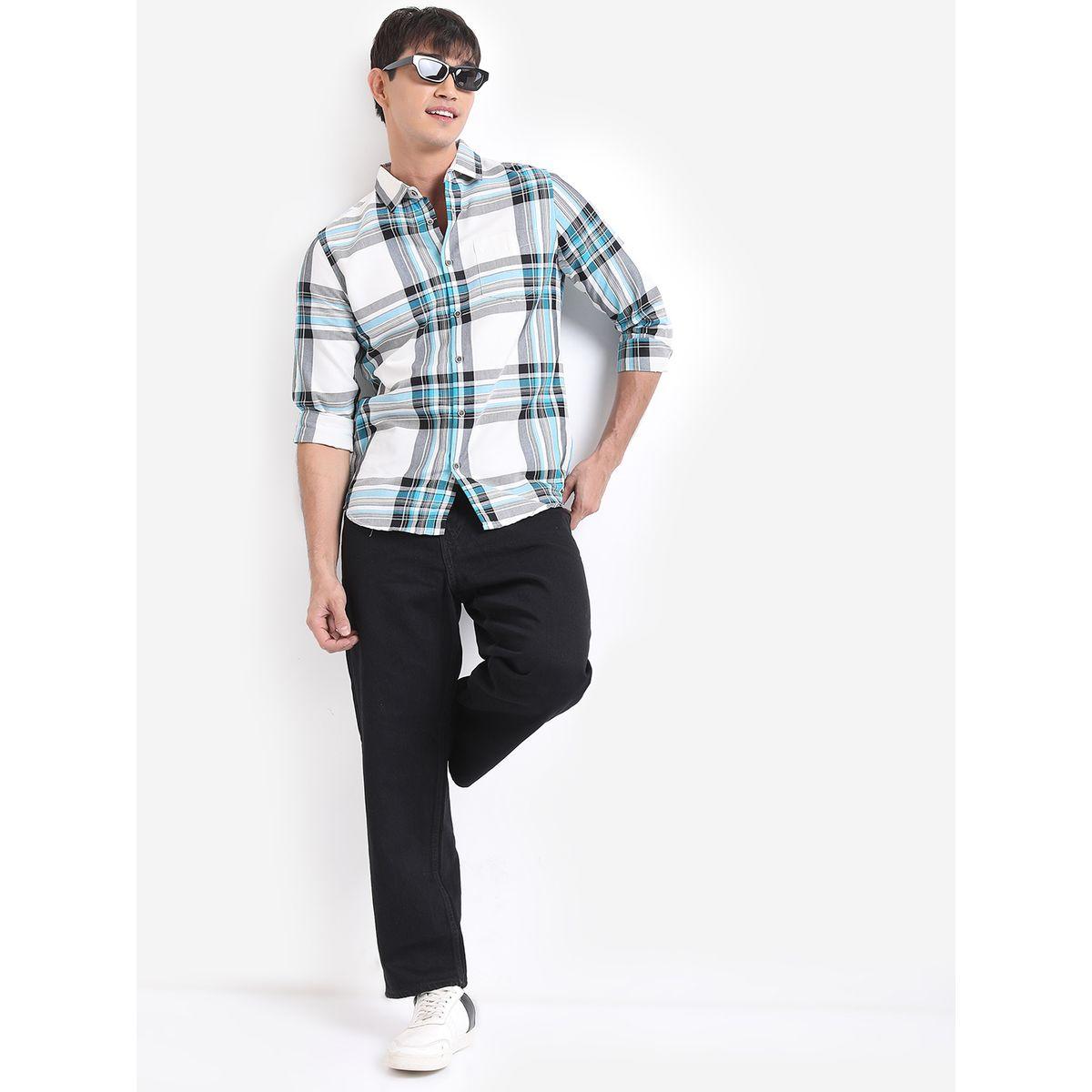 قميص بقصة سليم فت هايلاندر × ستايلي-men-clothing-shirts-image-2