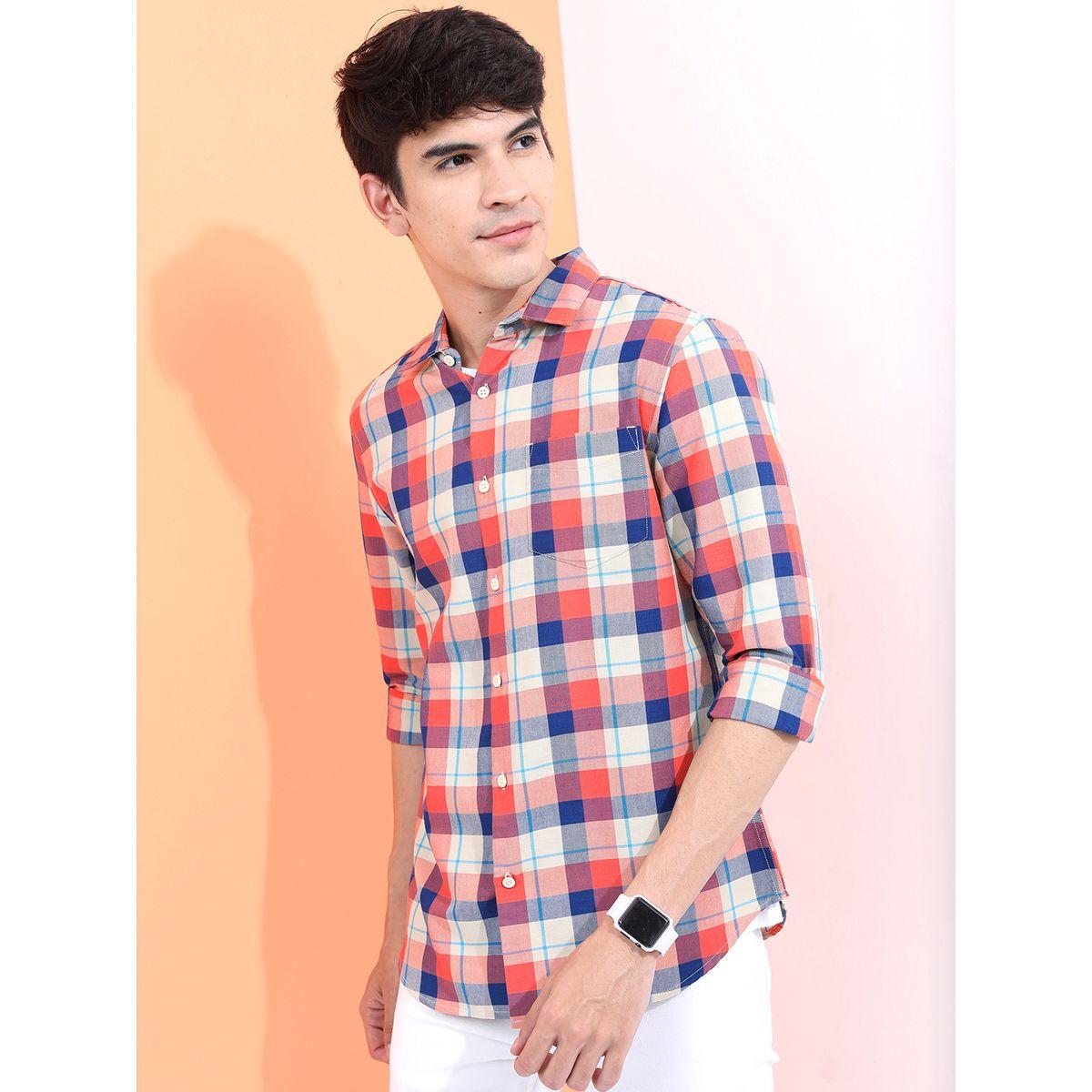 قميص بقصة سليم فت هايلاندر × ستايلي-men-clothing-shirts-image-1