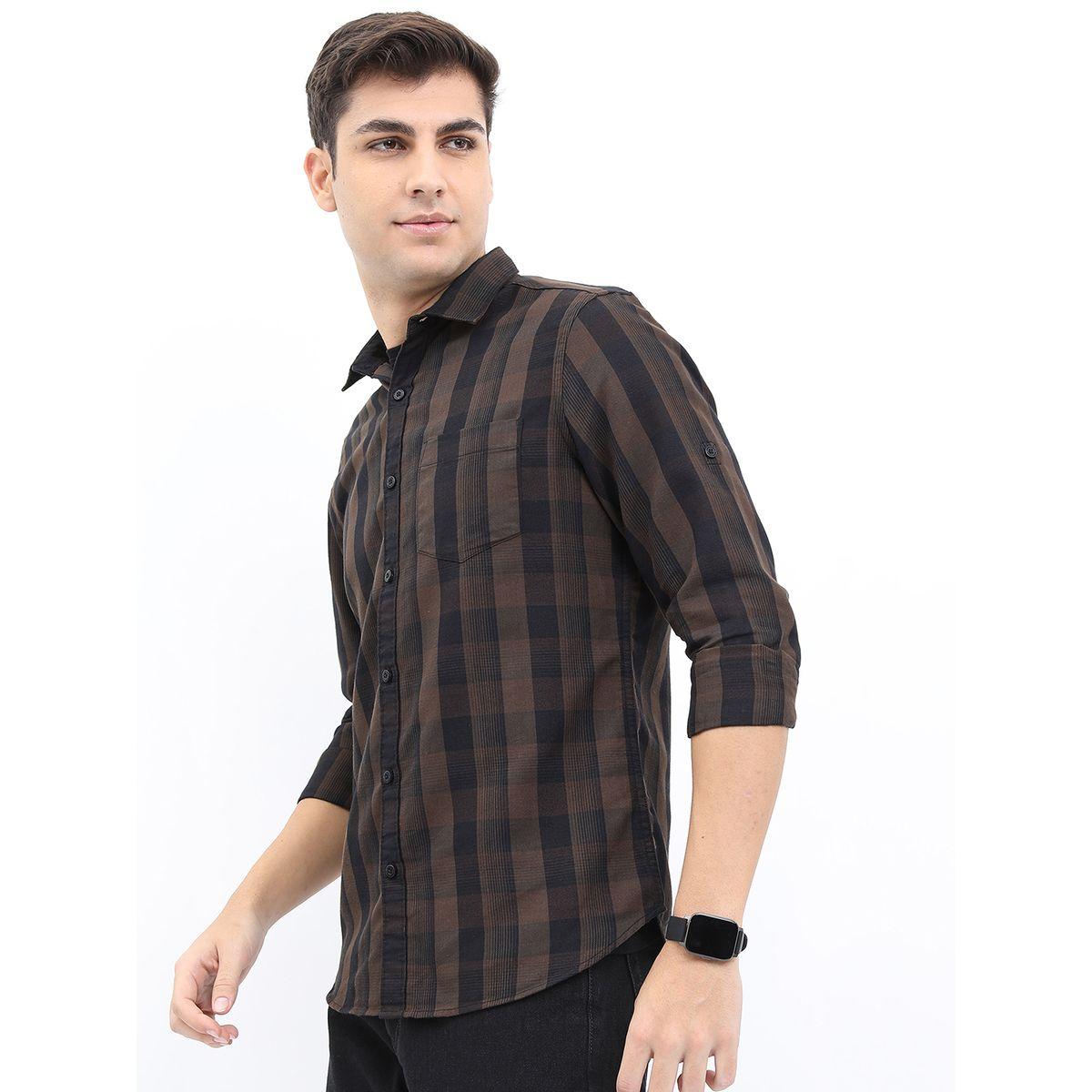 قميص بقصة سليم فت هايلاندر × ستايلي-men-clothing-shirts-image-4
