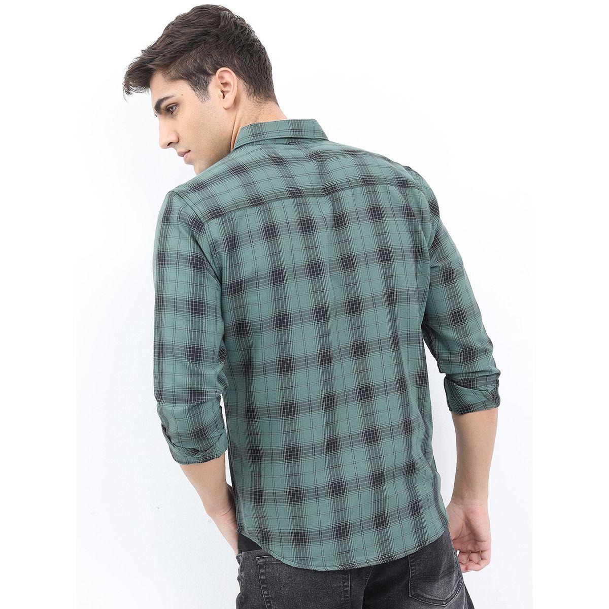قميص بقصة سليم فت هايلاندر × ستايلي-men-clothing-shirts-image-3