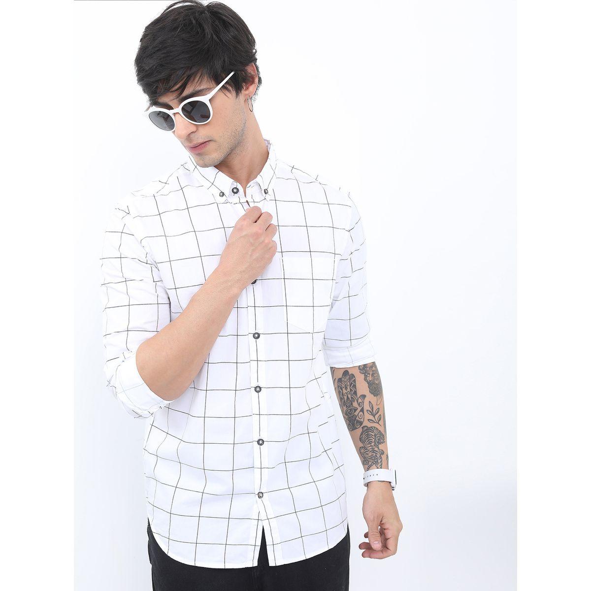 قميص بقصة سليم فت هايلاندر × ستايلي-men-clothing-shirts-image-4