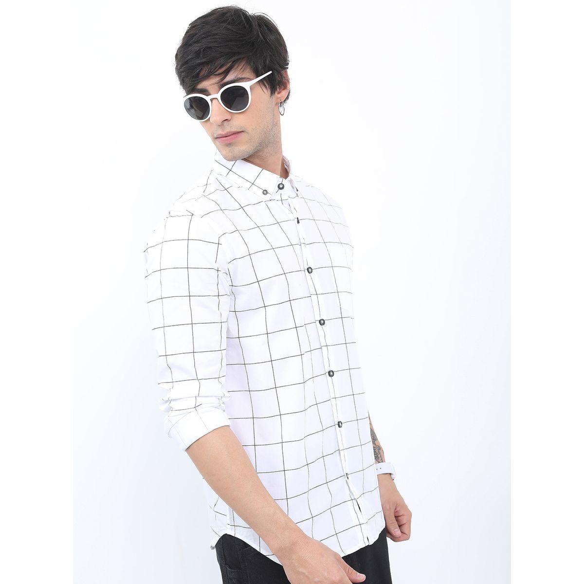 قميص بقصة سليم فت هايلاندر × ستايلي-men-clothing-shirts-image-6