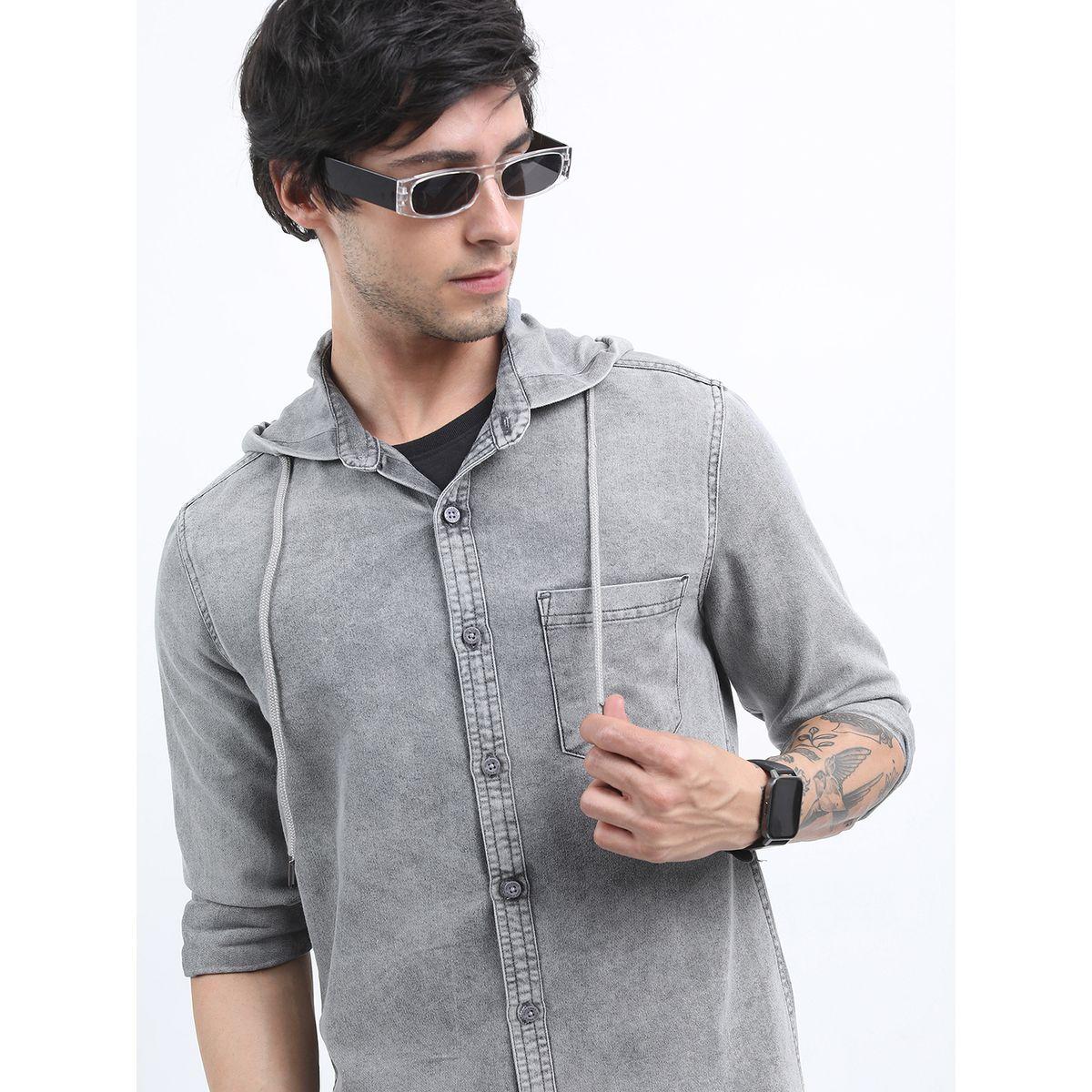 قميص بقصة سليم فت هايلاندر × ستايلي-men-clothing-shirts-image-1