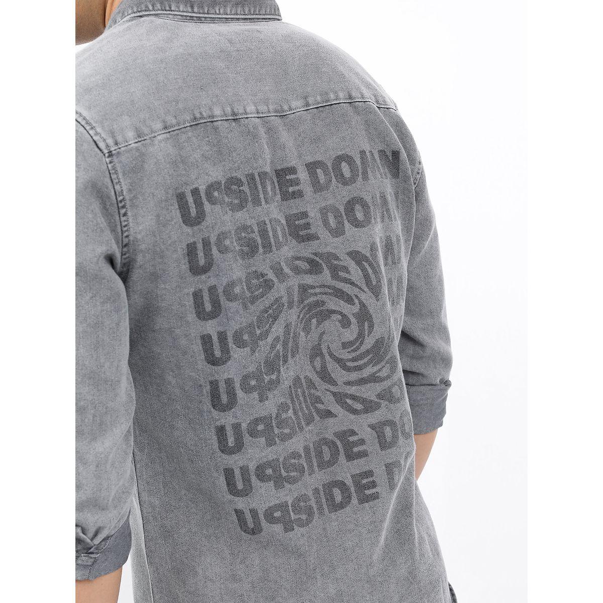 Highlander X Styli Front and Back Print Slim Fit Casual Shirt-men-clothing-shirts-image-5