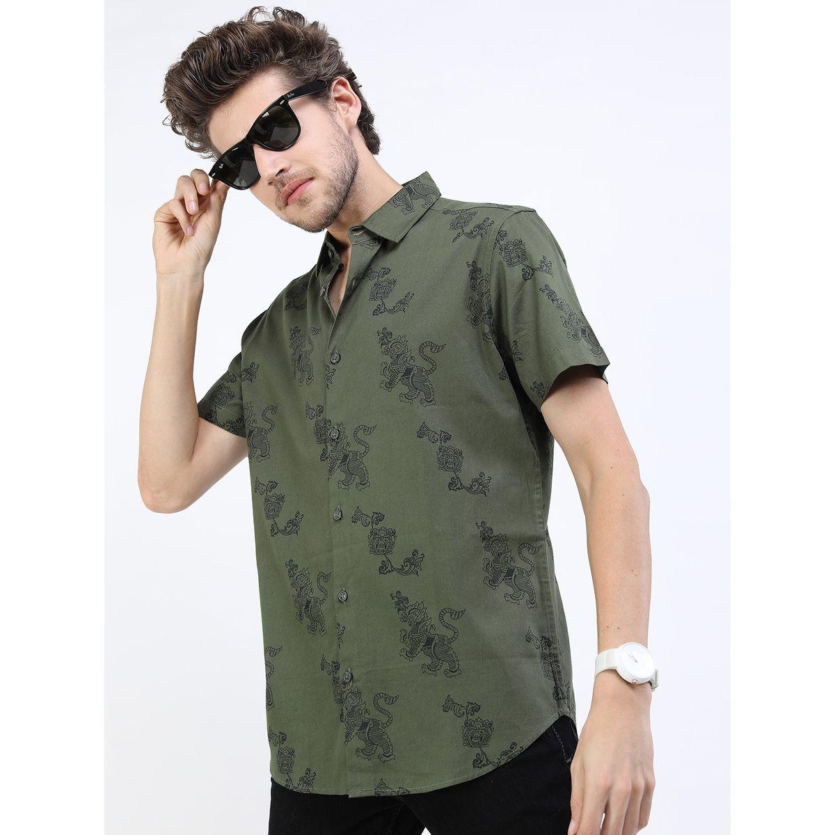 قميص بقصة سليم فت كيتش × ستايلي-men-clothing-shirts-image-1