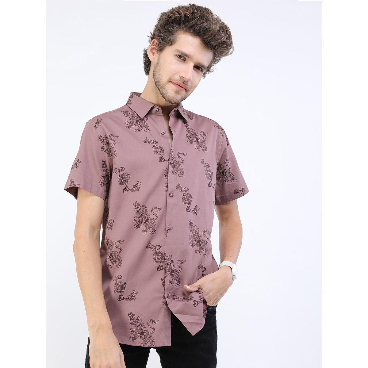 قميص بقصة سليم فت كيتش × ستايلي-men-clothing-shirts-image-1