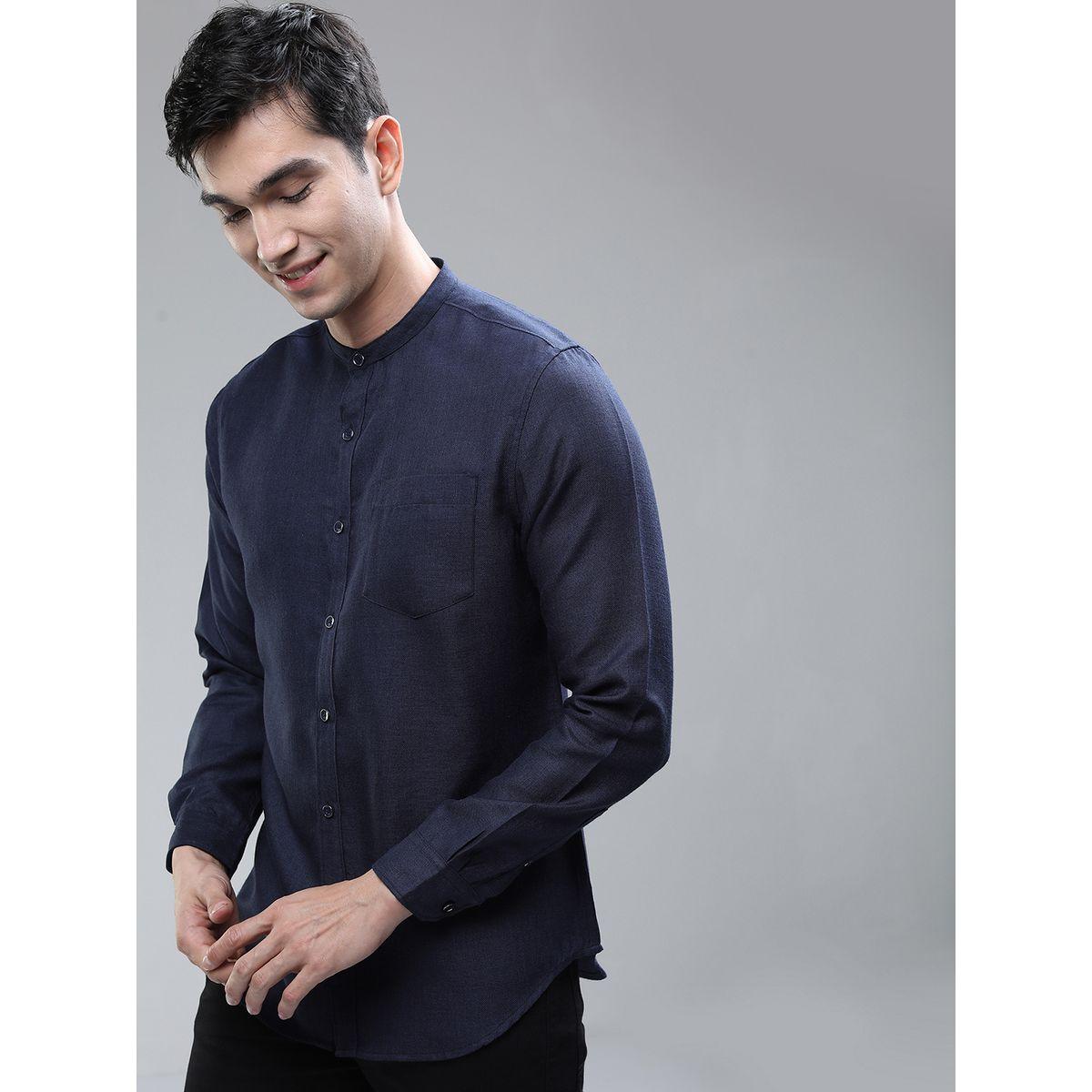 قميص بقصة سليم فت كيتش × ستايلي-men-clothing-shirts-image-5