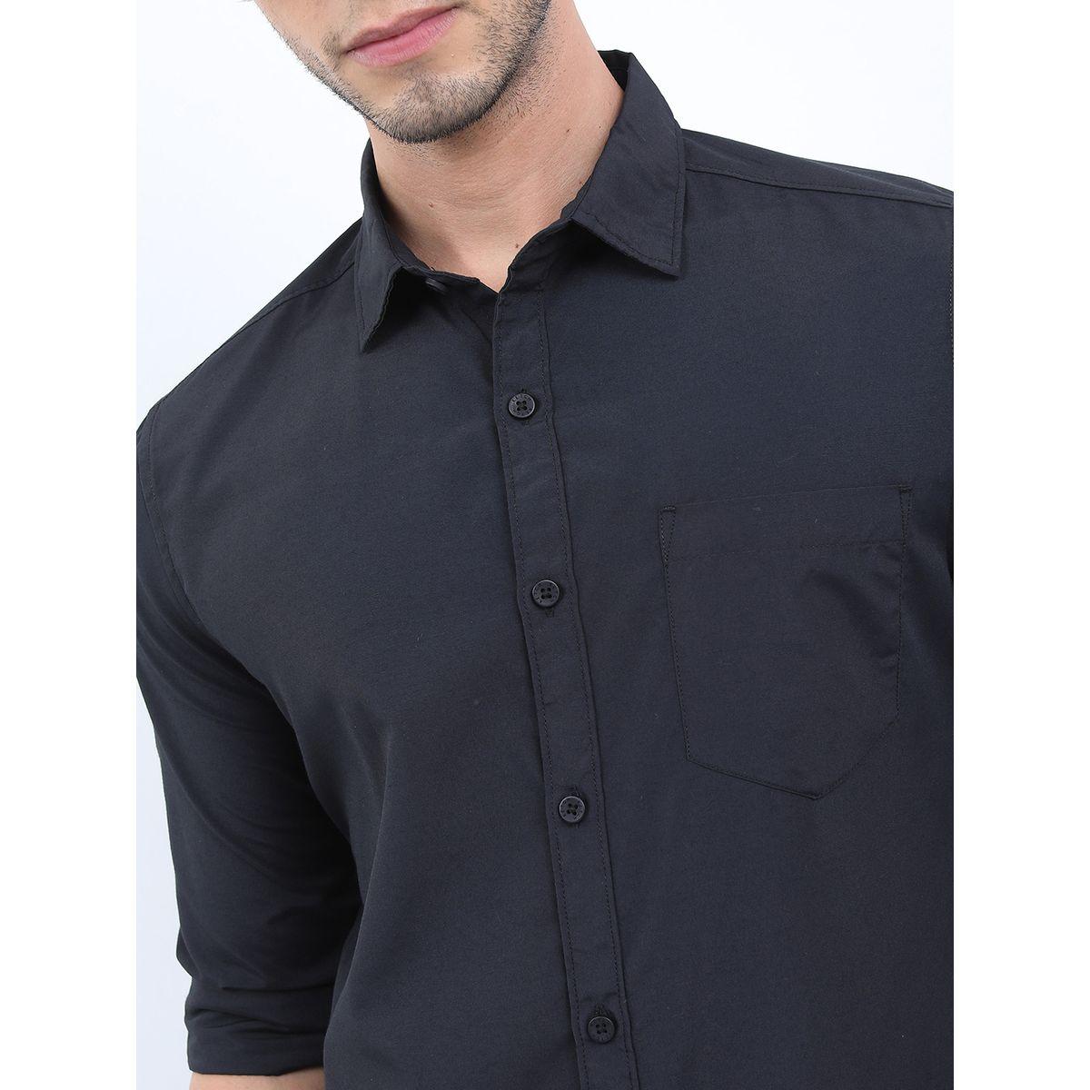 Ketch X Styli Solid Slim Fit Casual Shirt-men-clothing-shirts-image-5