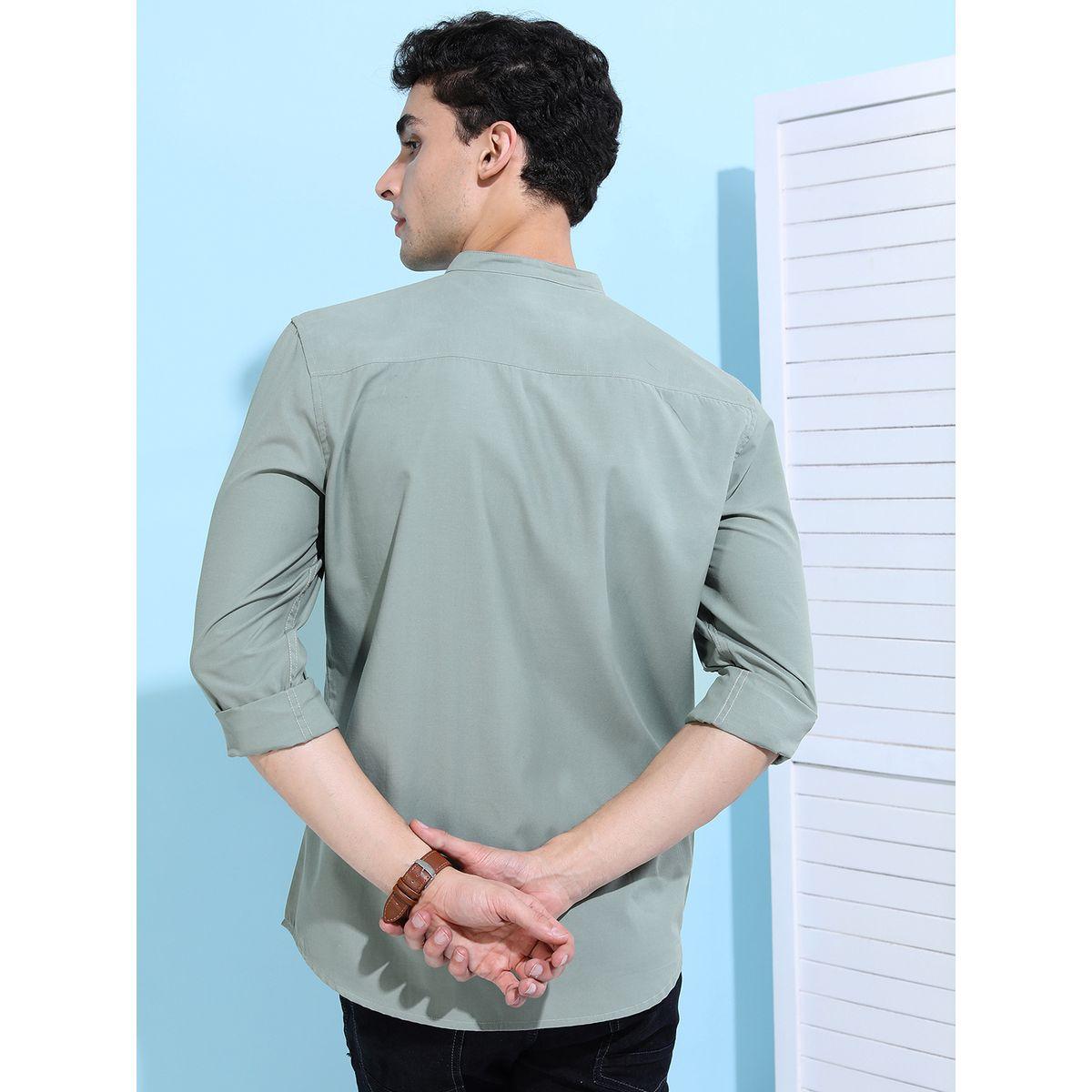 قميص بقصة سليم فت كيتش × ستايلي-men-clothing-shirts-image-3