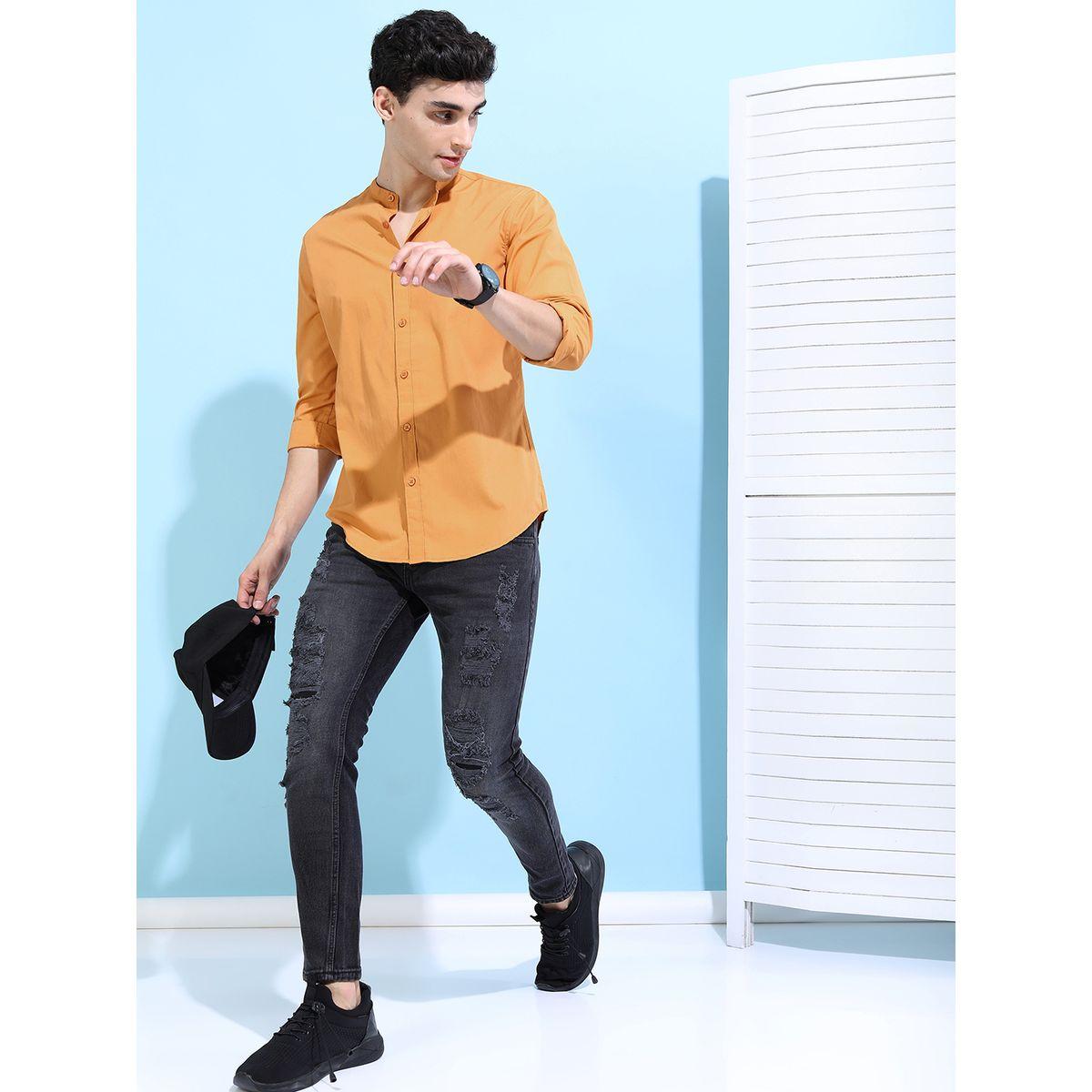 قميص بقصة سليم فت كيتش × ستايلي-men-clothing-shirts-image-2